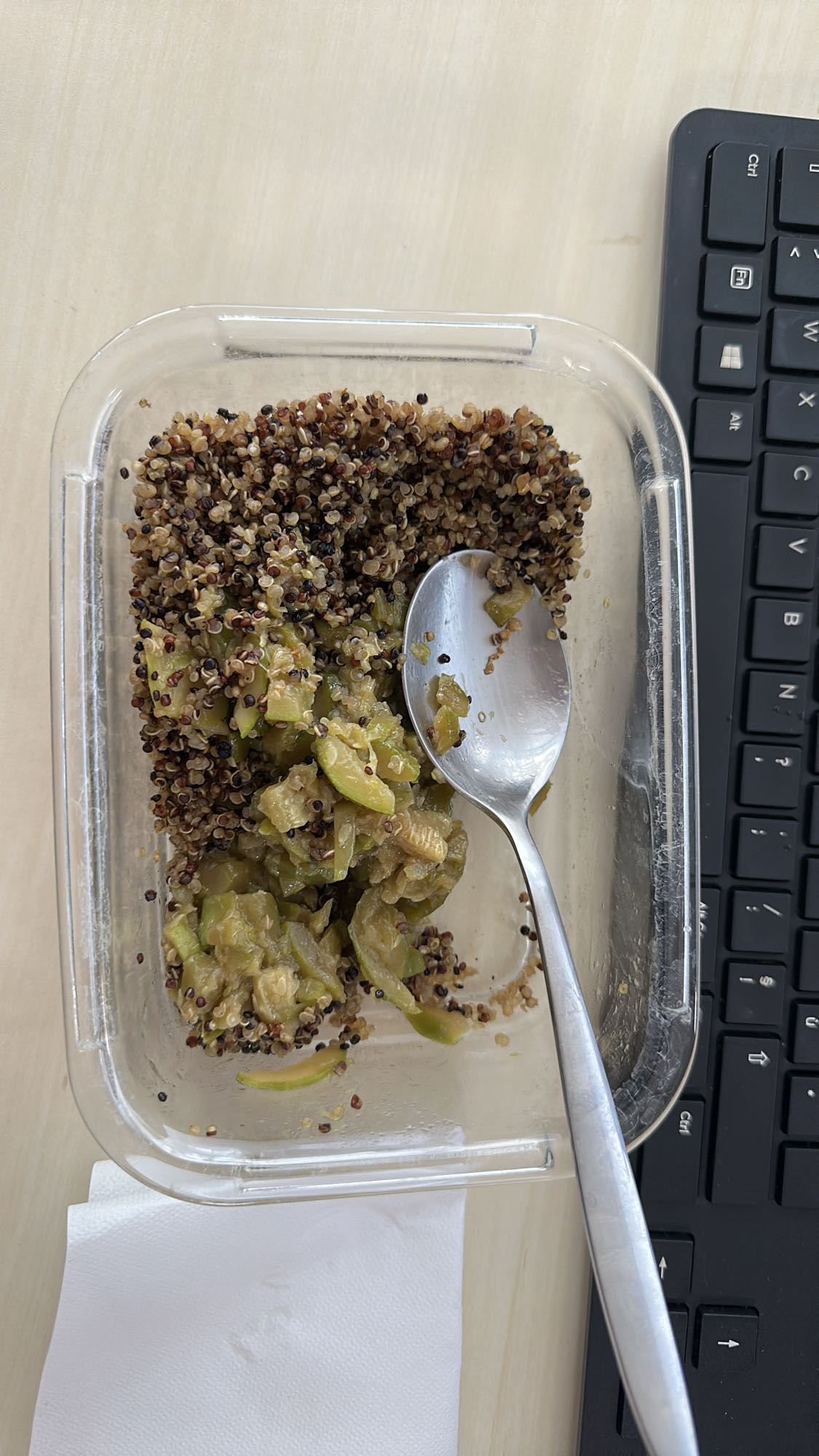 Quinoa et courgette