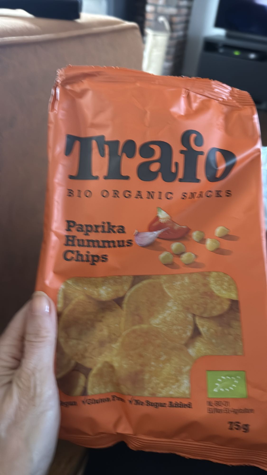 Paprika hummuschips