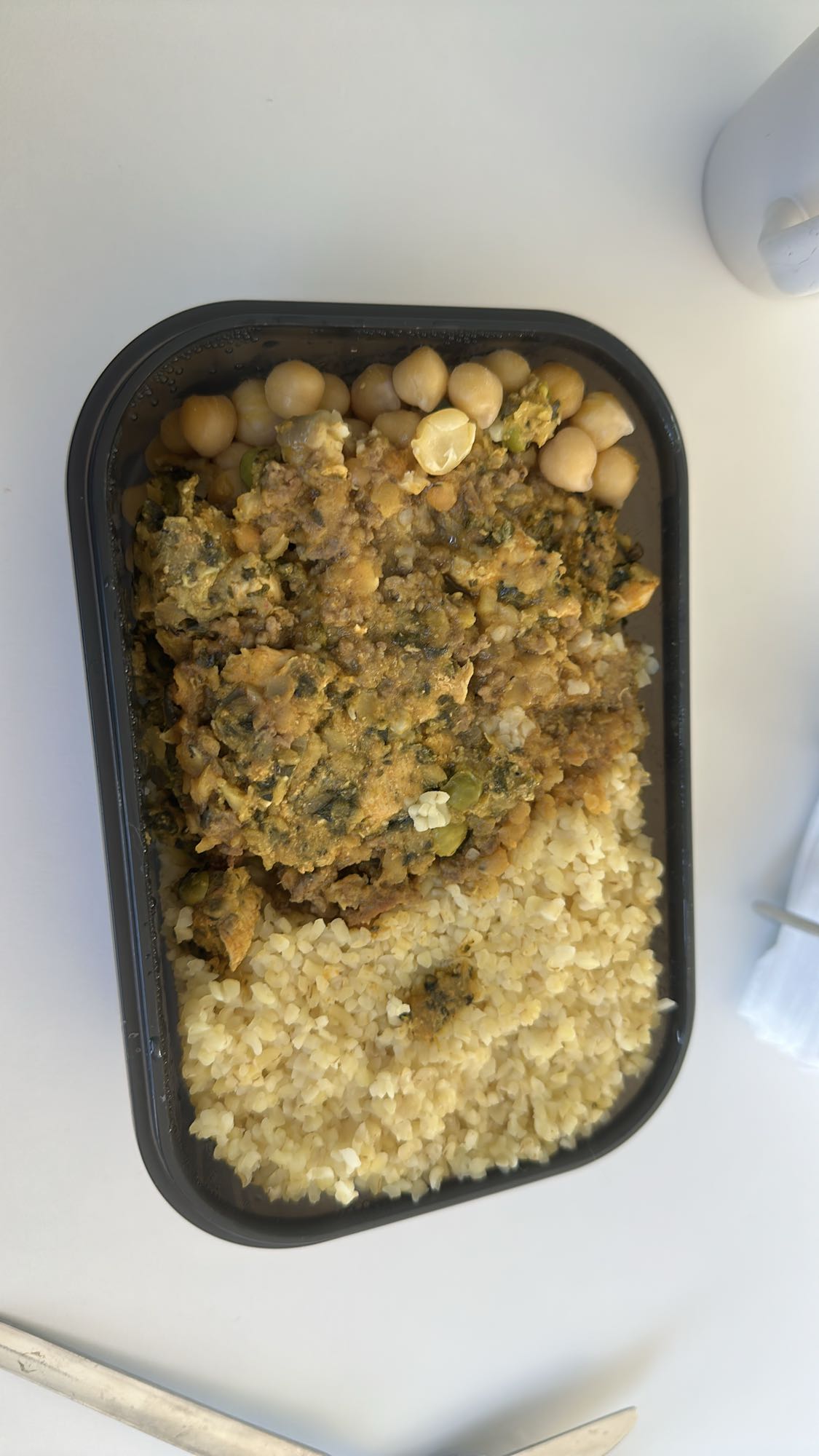 Bulgur med kikärtsgryta