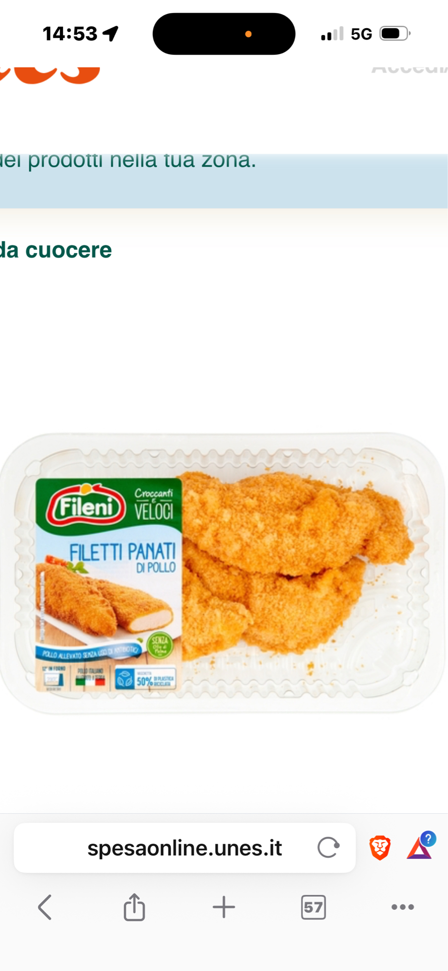 Filetti panati di pollo