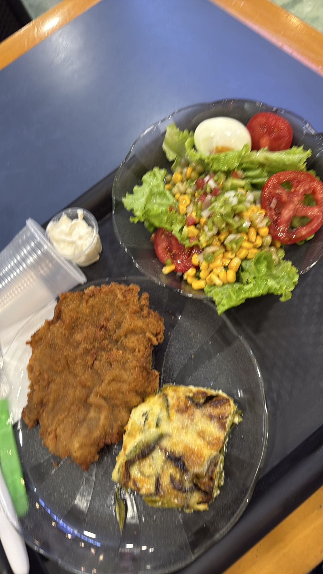 Breaded Cutlet Salad Plate