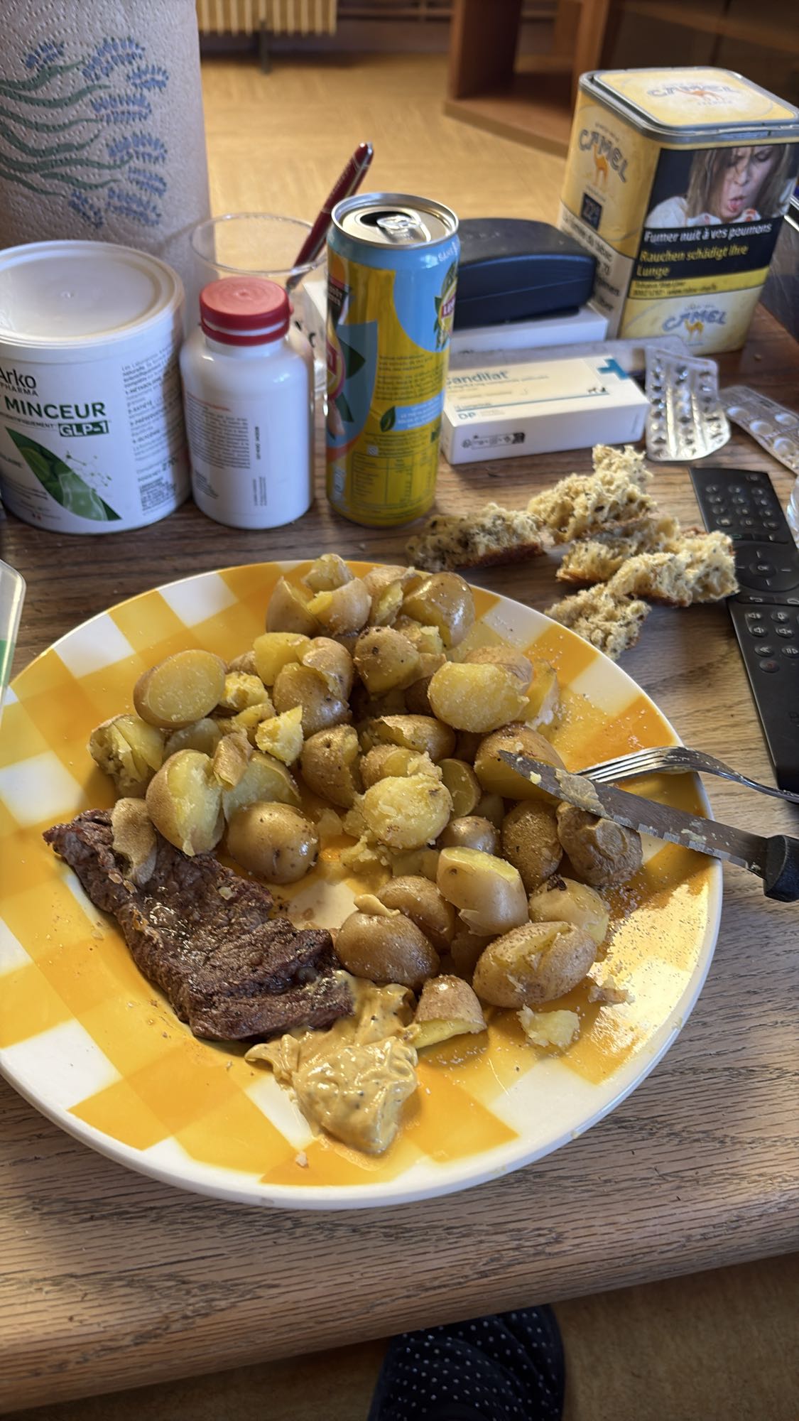 Steak pommes de terre