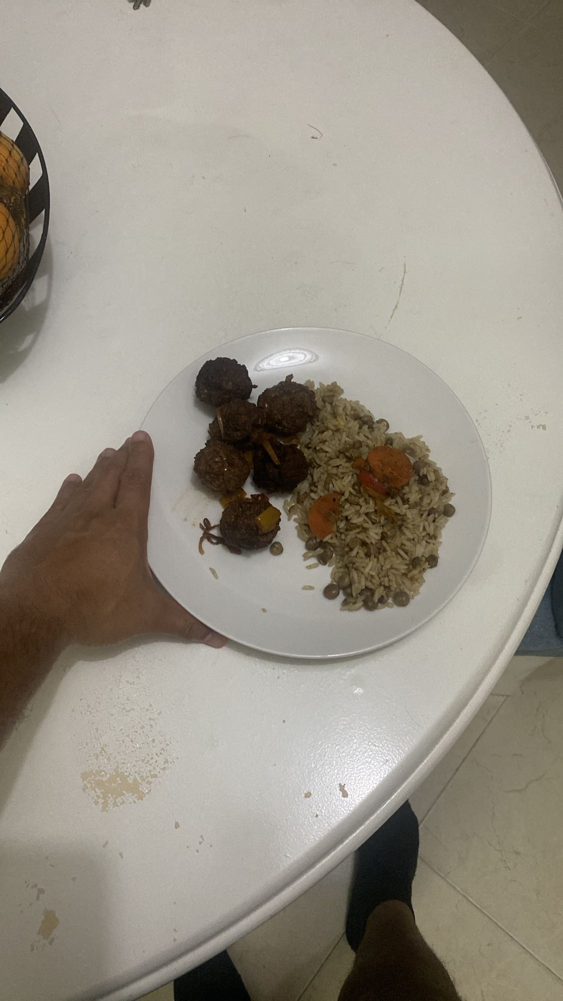 Albóndigas con arroz