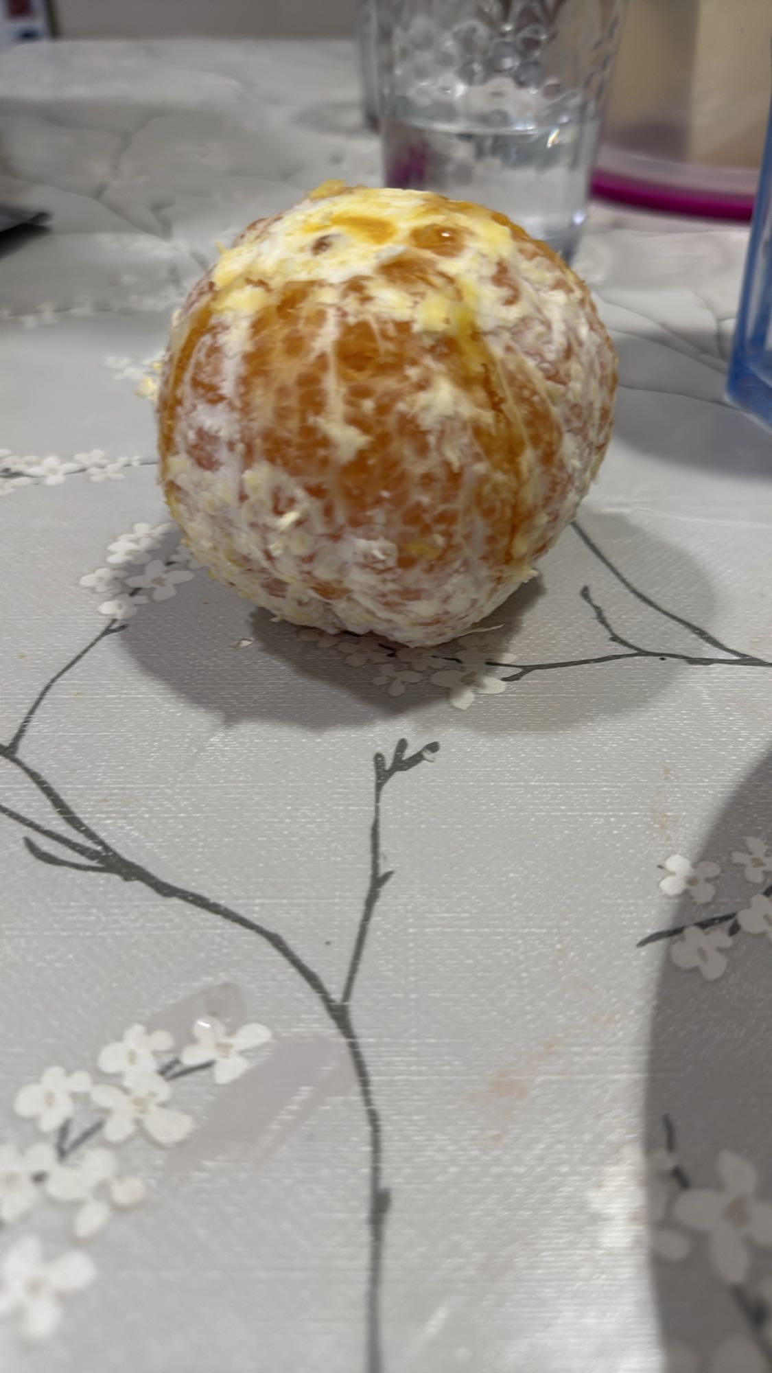 mandarina pelada