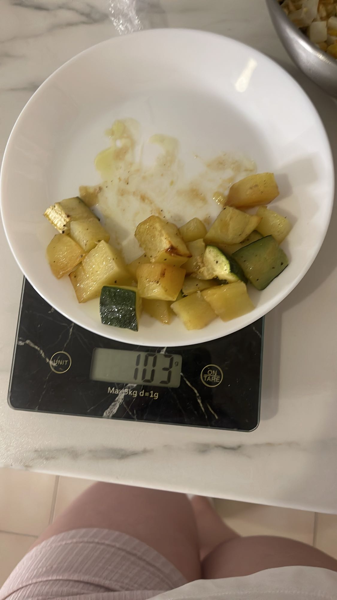 Картофель и немного кабачка