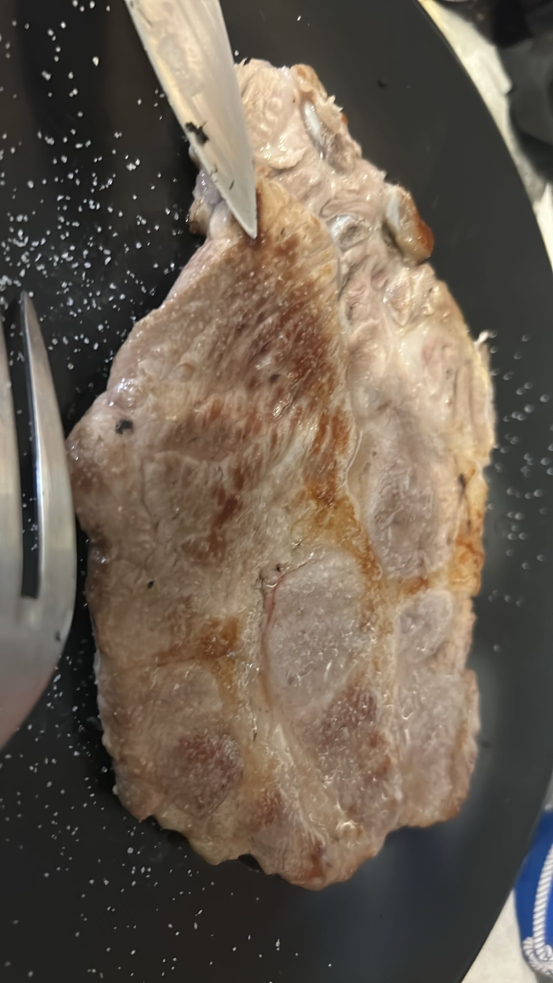 Côte de porc grillée