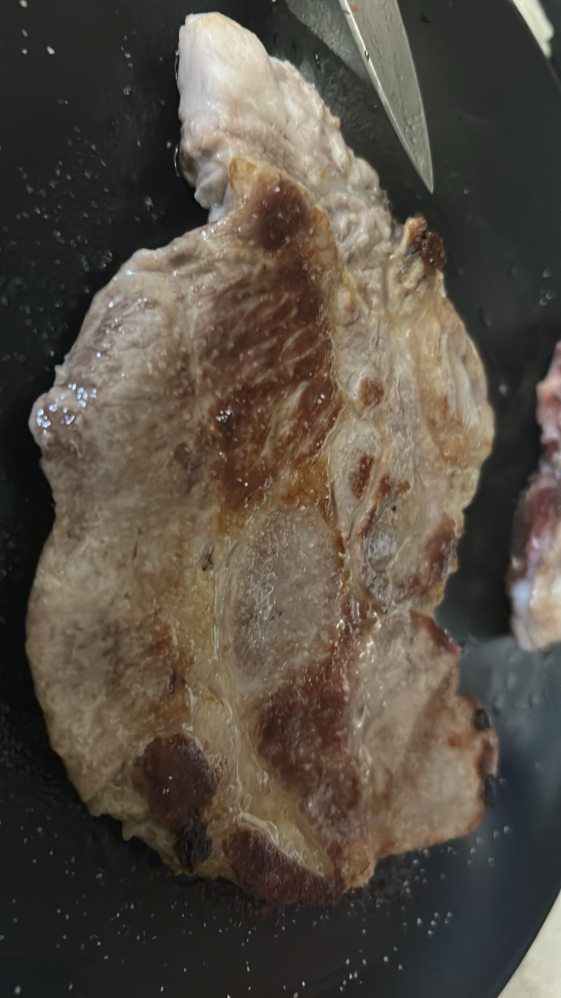 Côte de porc grillée