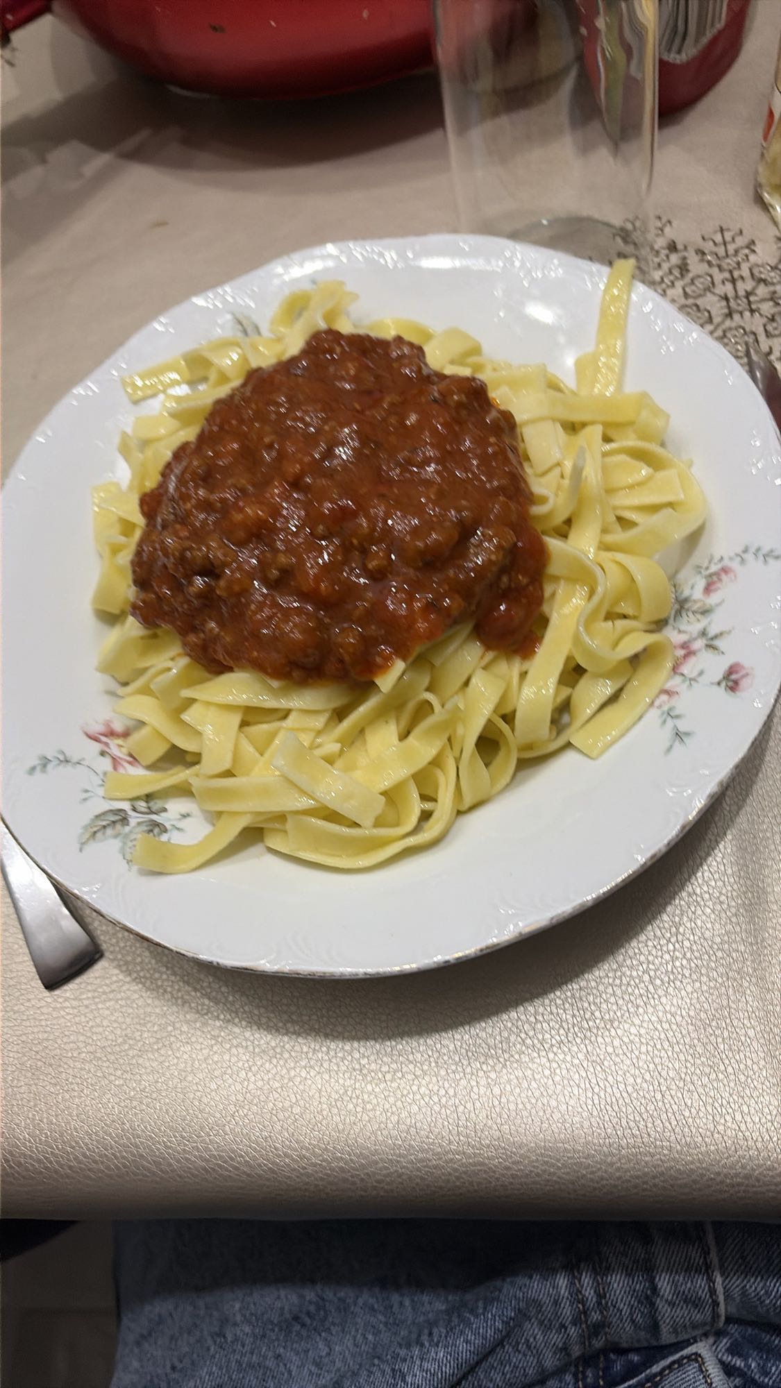 Tagliatelles bolognaise