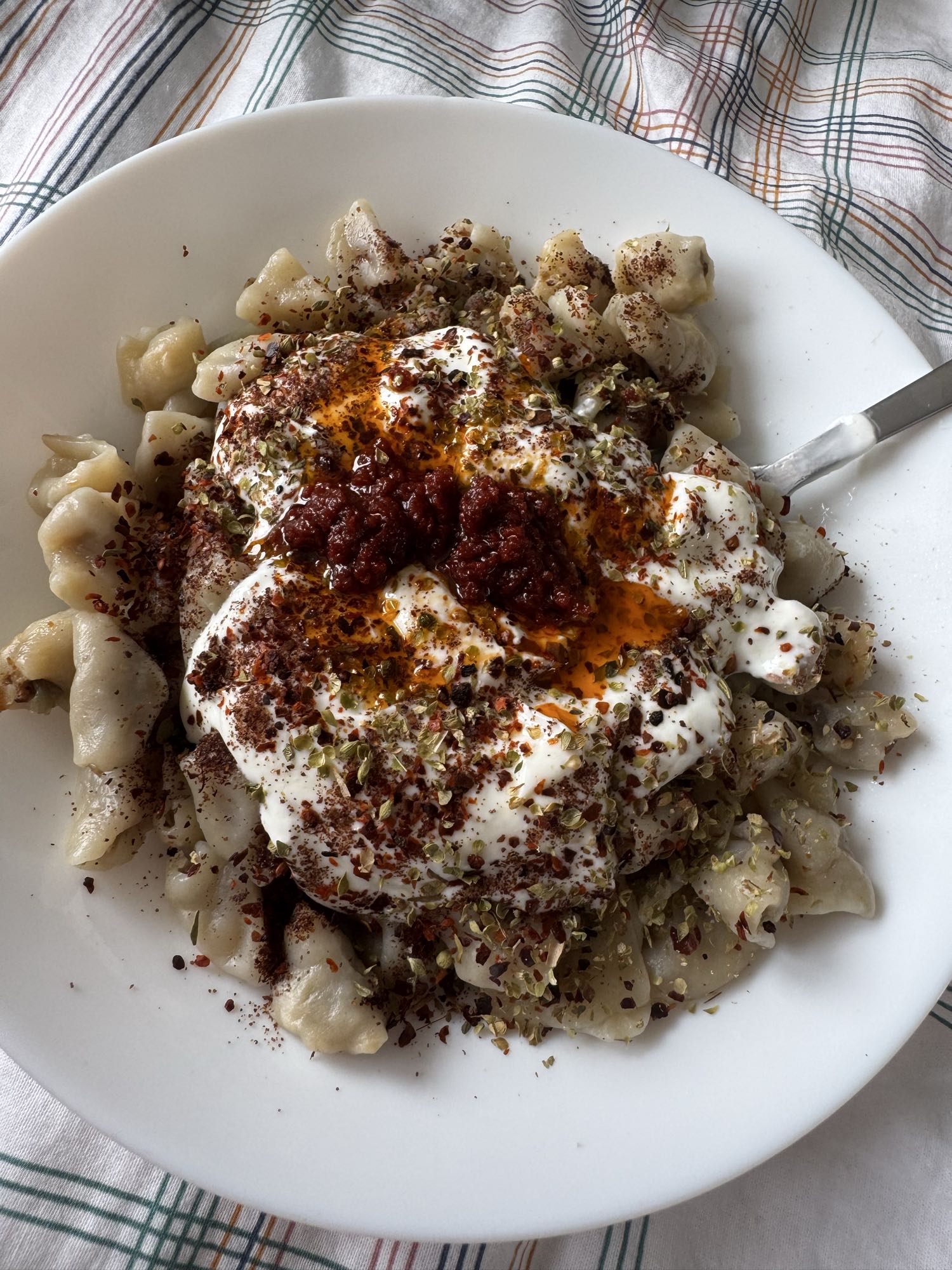 Dumplings with Yogurt