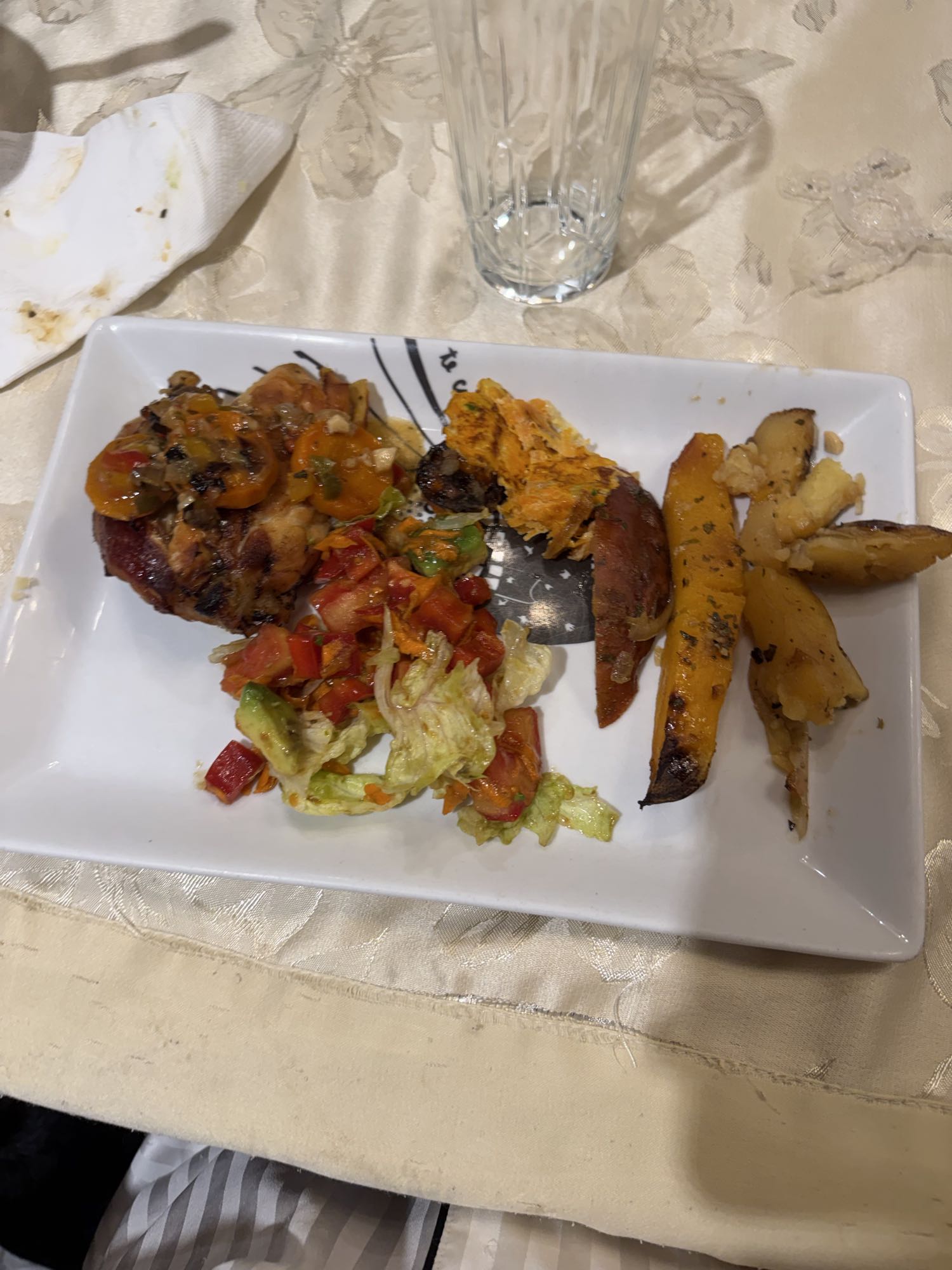 pollo con verduras