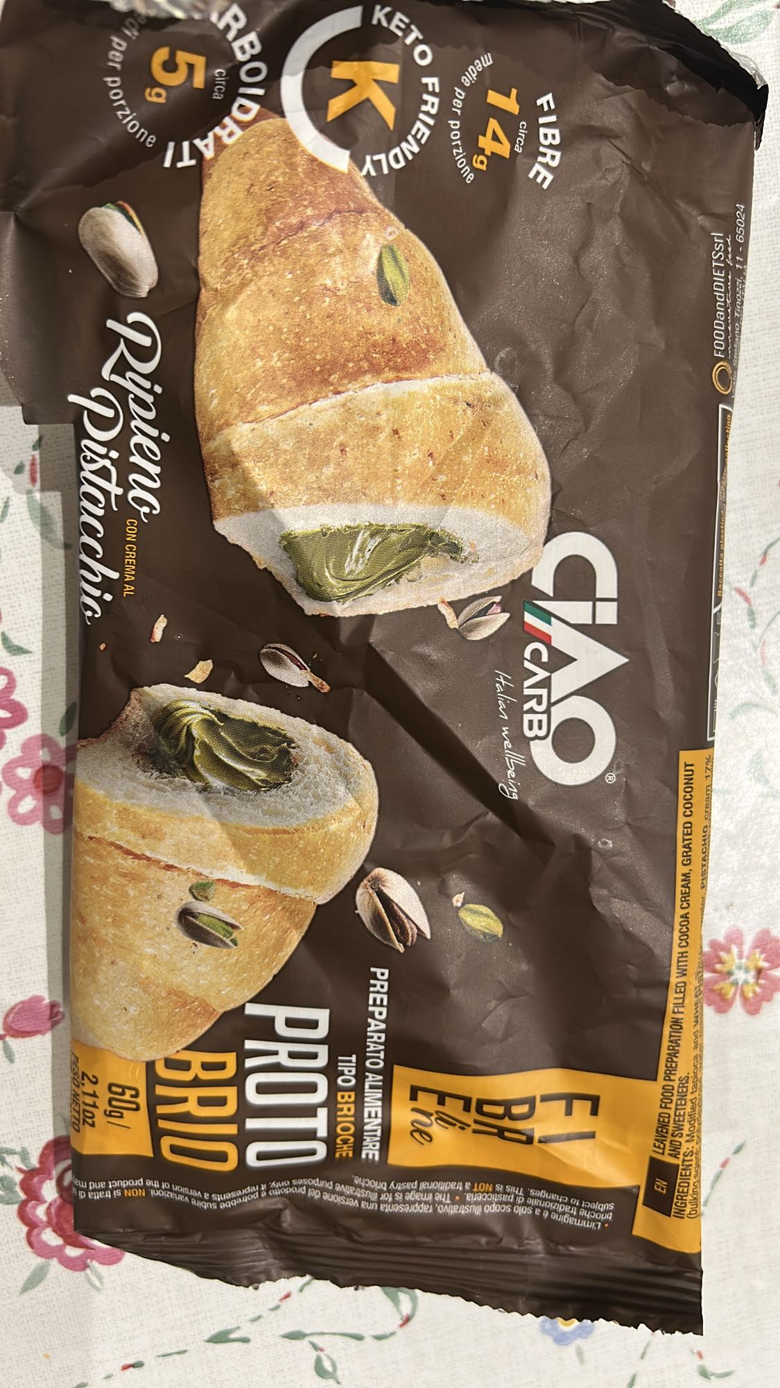Panino pistacchio