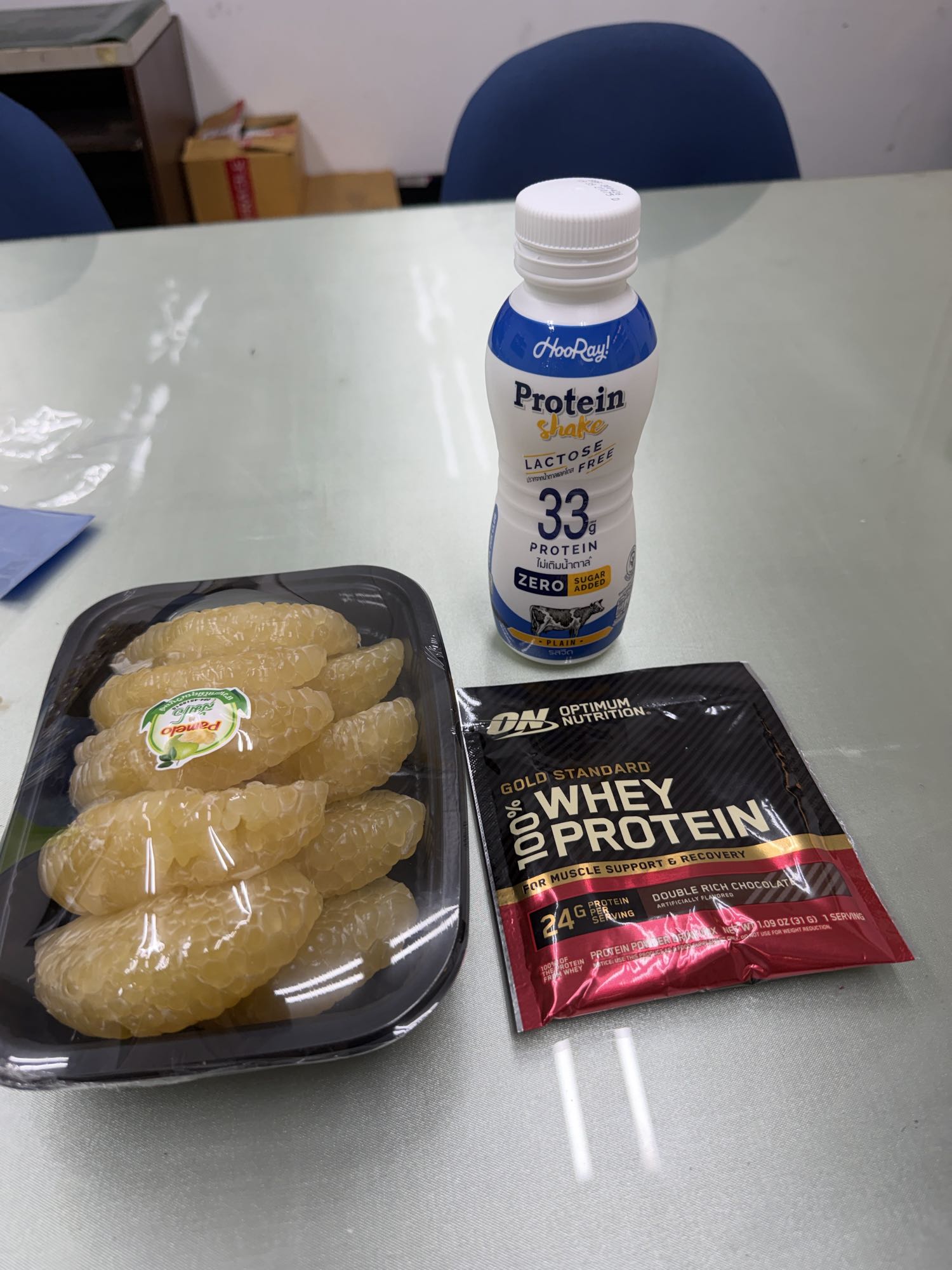 Shake proteico e pomelo