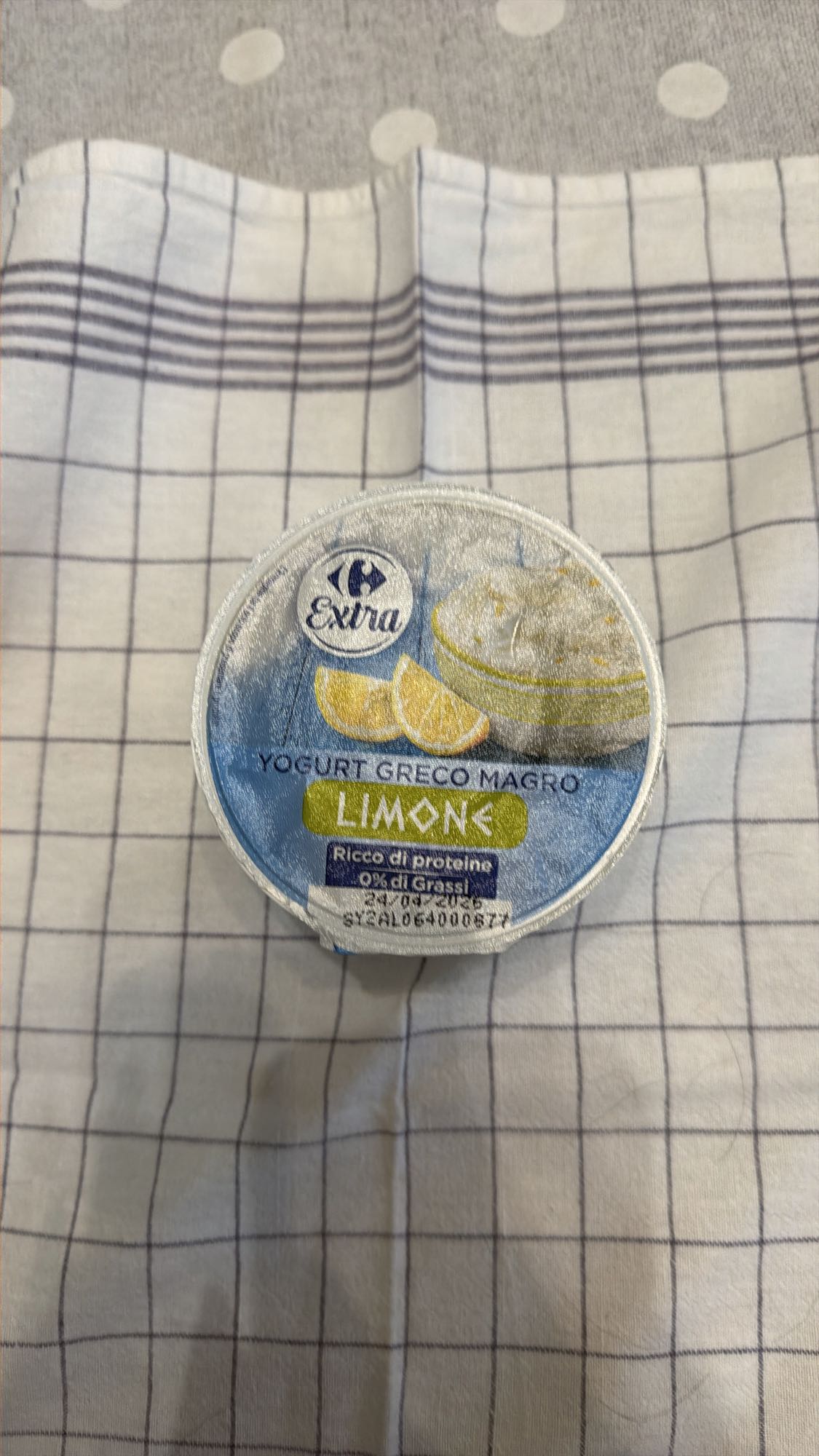 Yogurt greco al limone