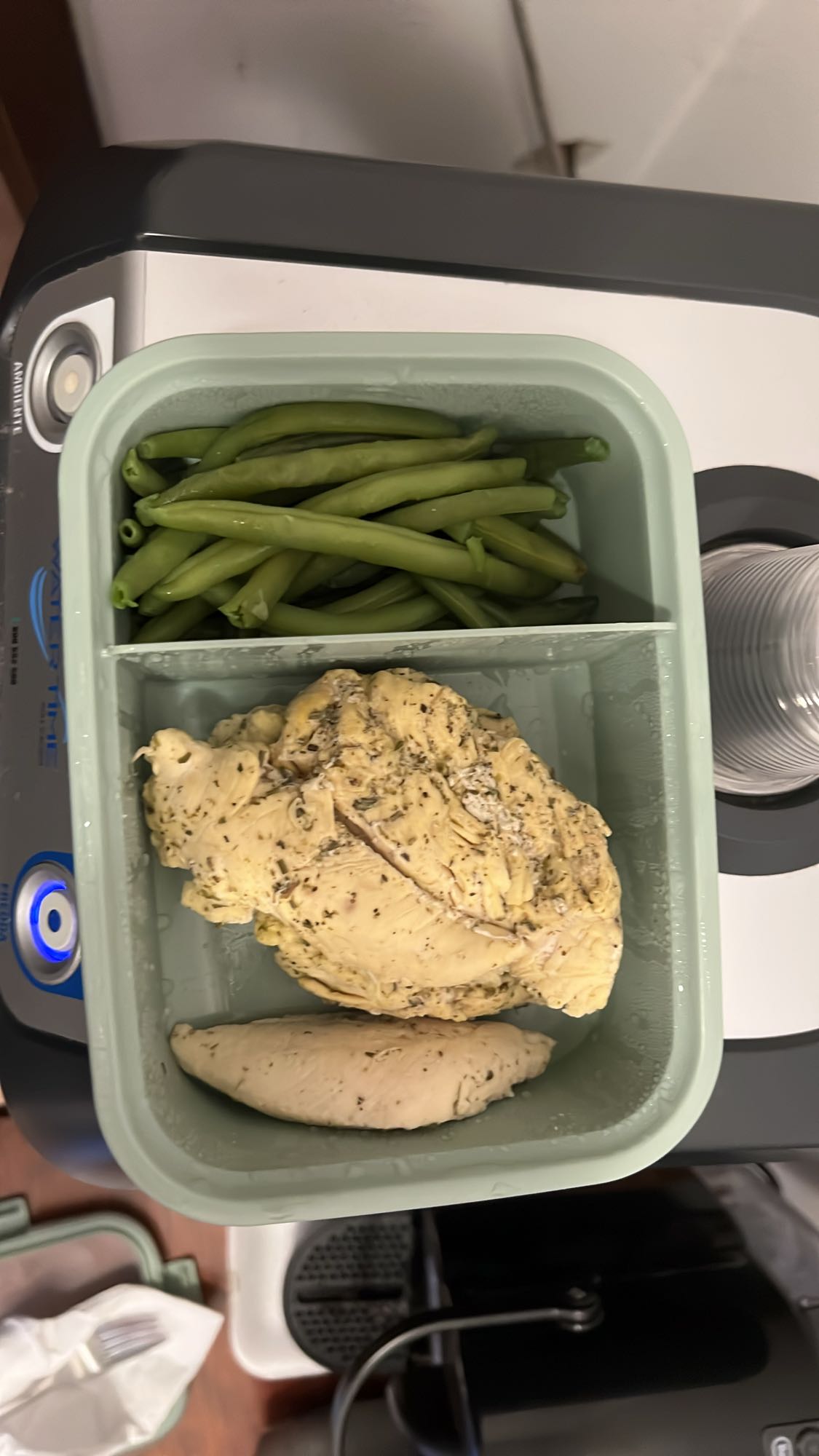 Pollo e fagiolini