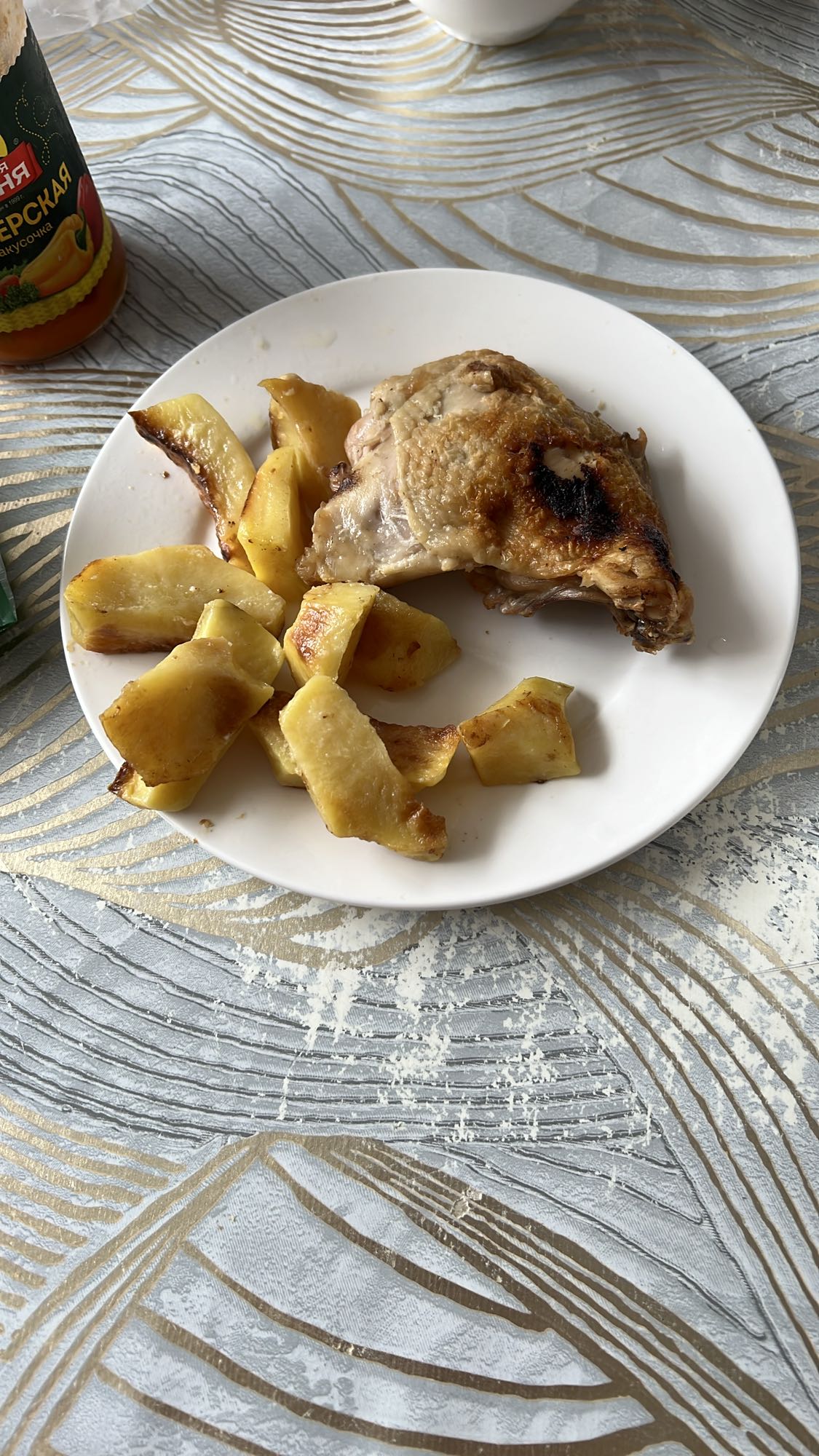 Курица с картофелем