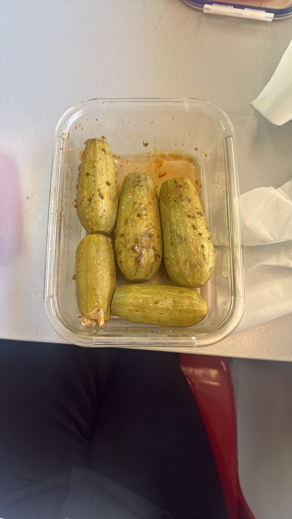 Stuffed zucchini