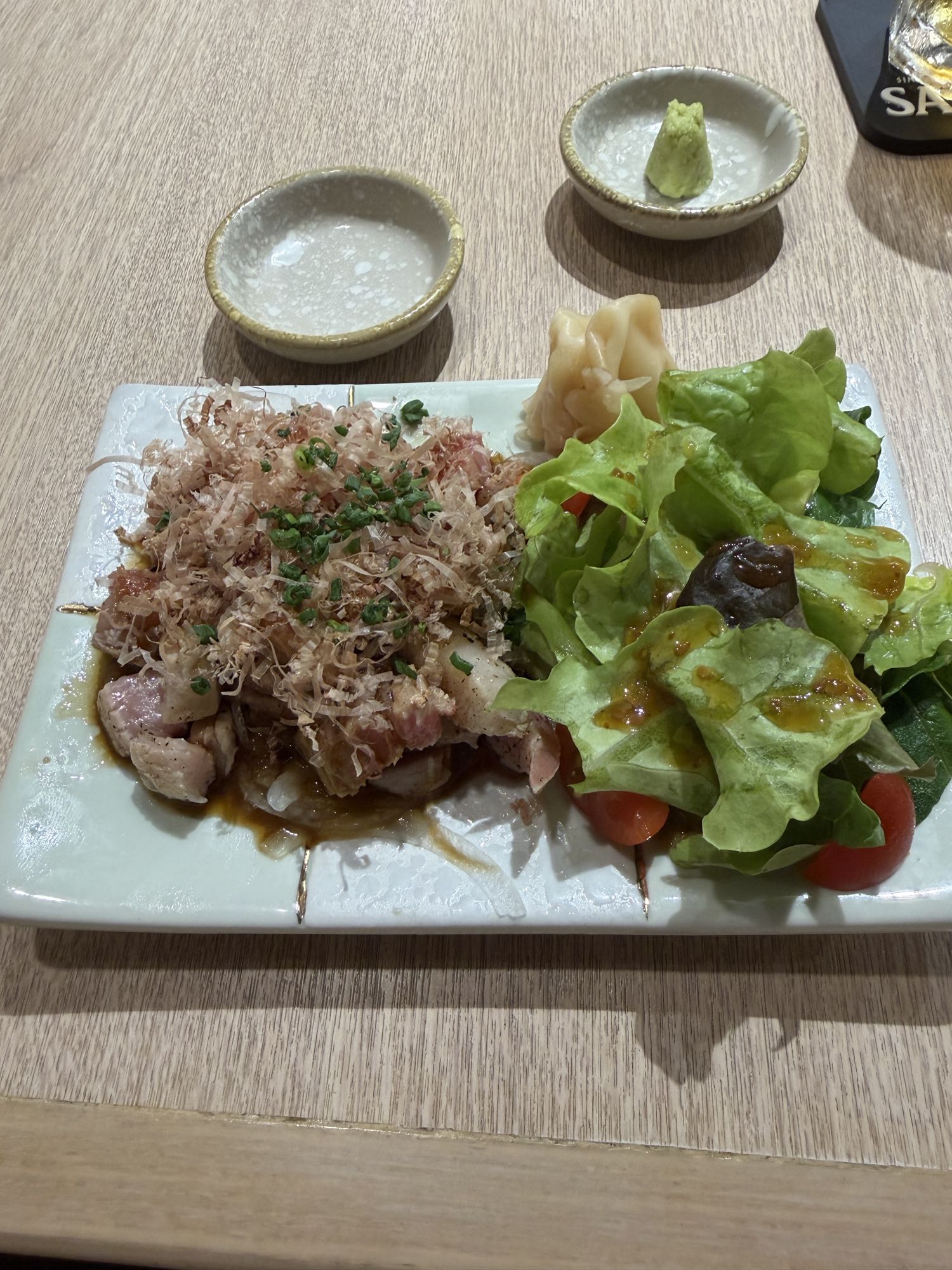 Pollo con insalata
