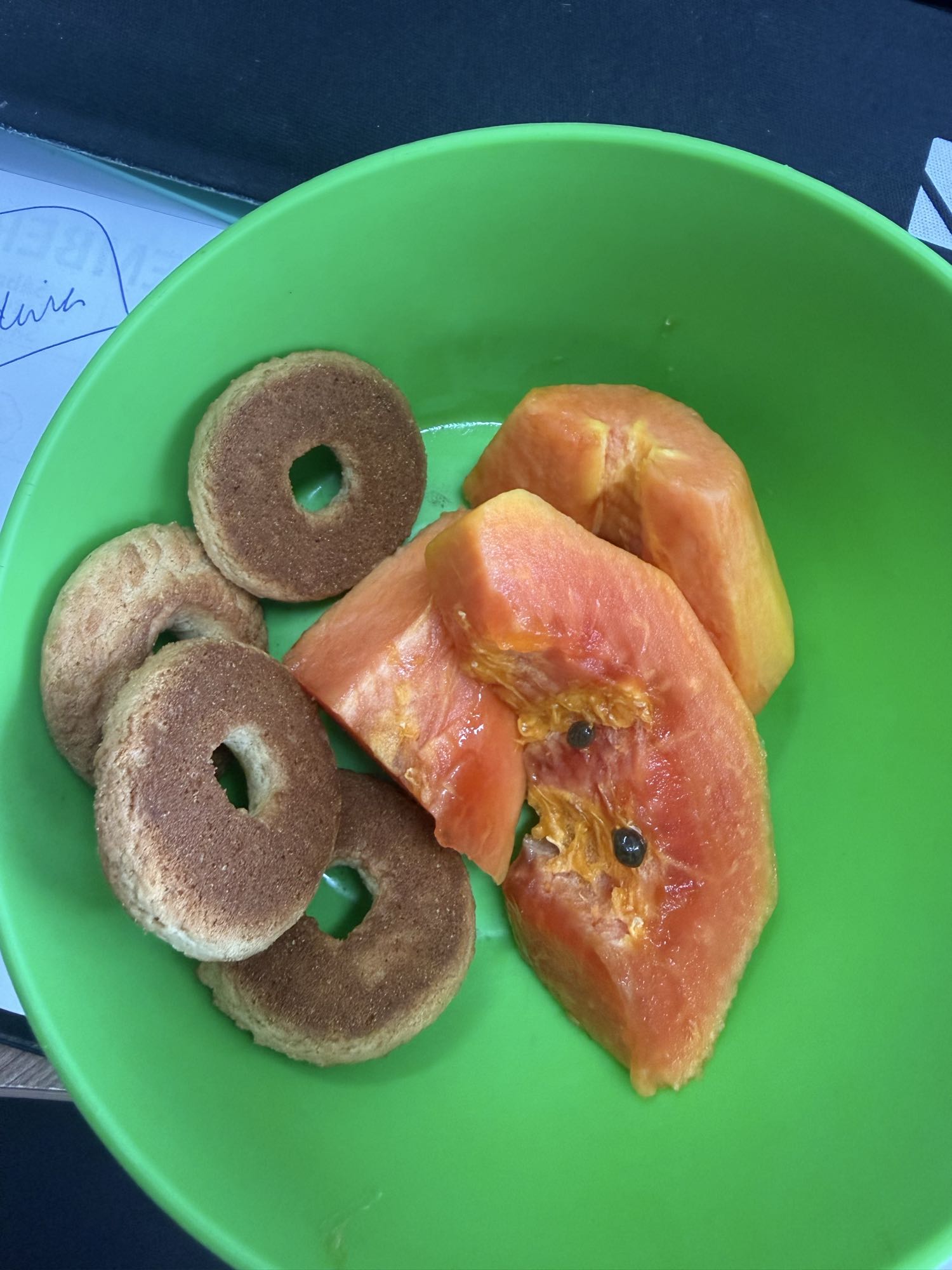 rosquinhas com mamão