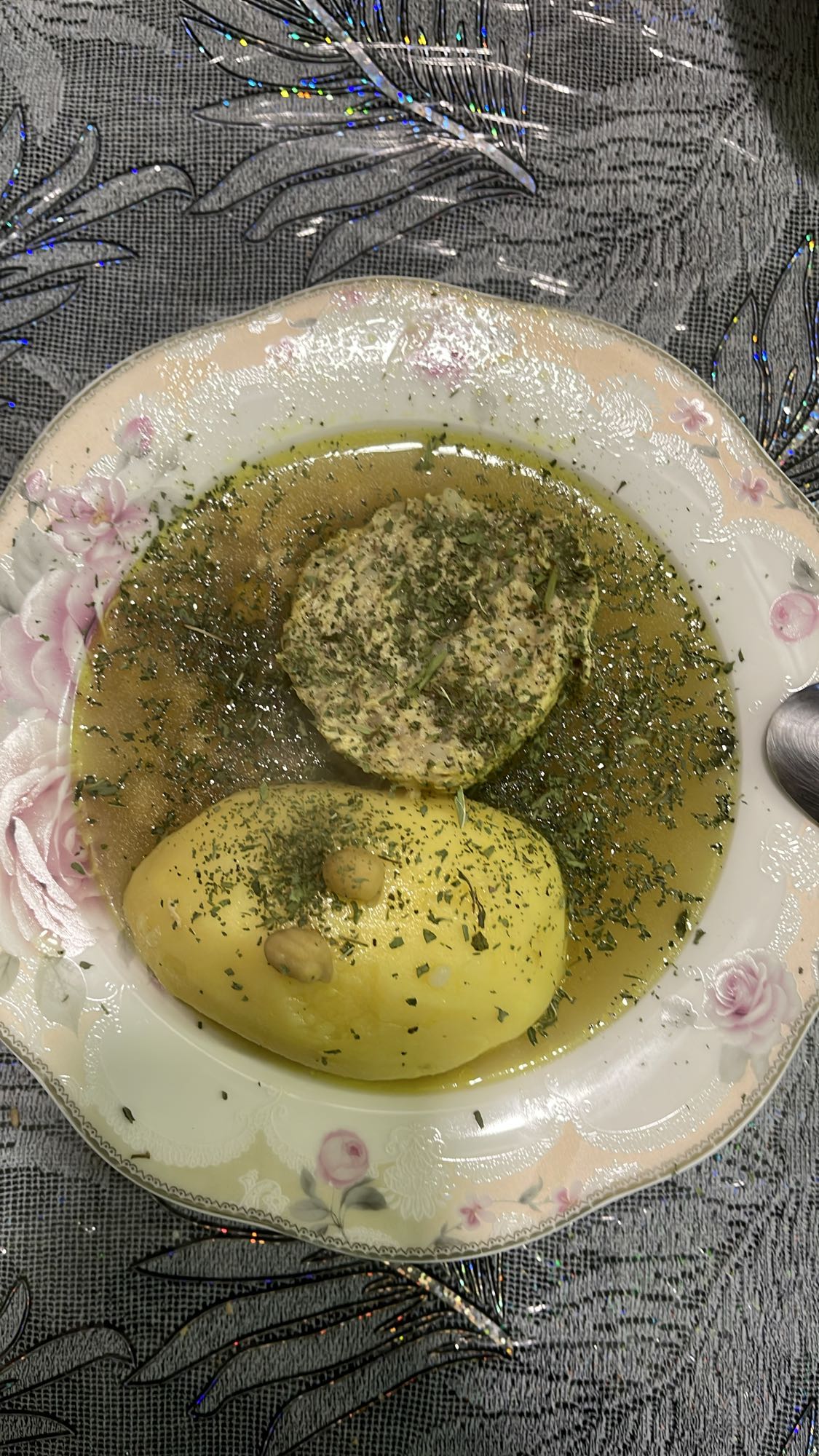 Мясное с рисом, тефтели с картофелем и нутом