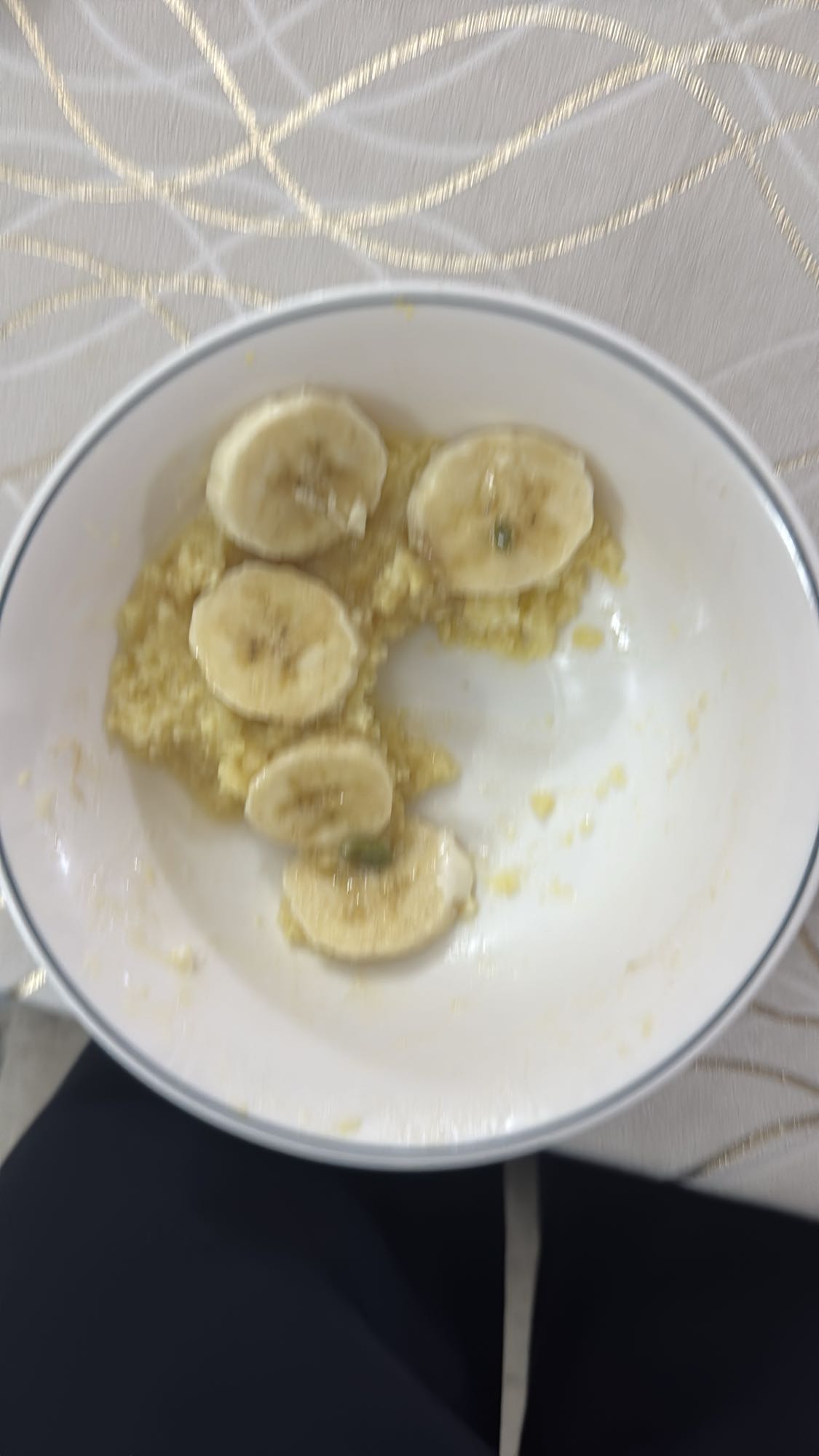 Каша с бананом
