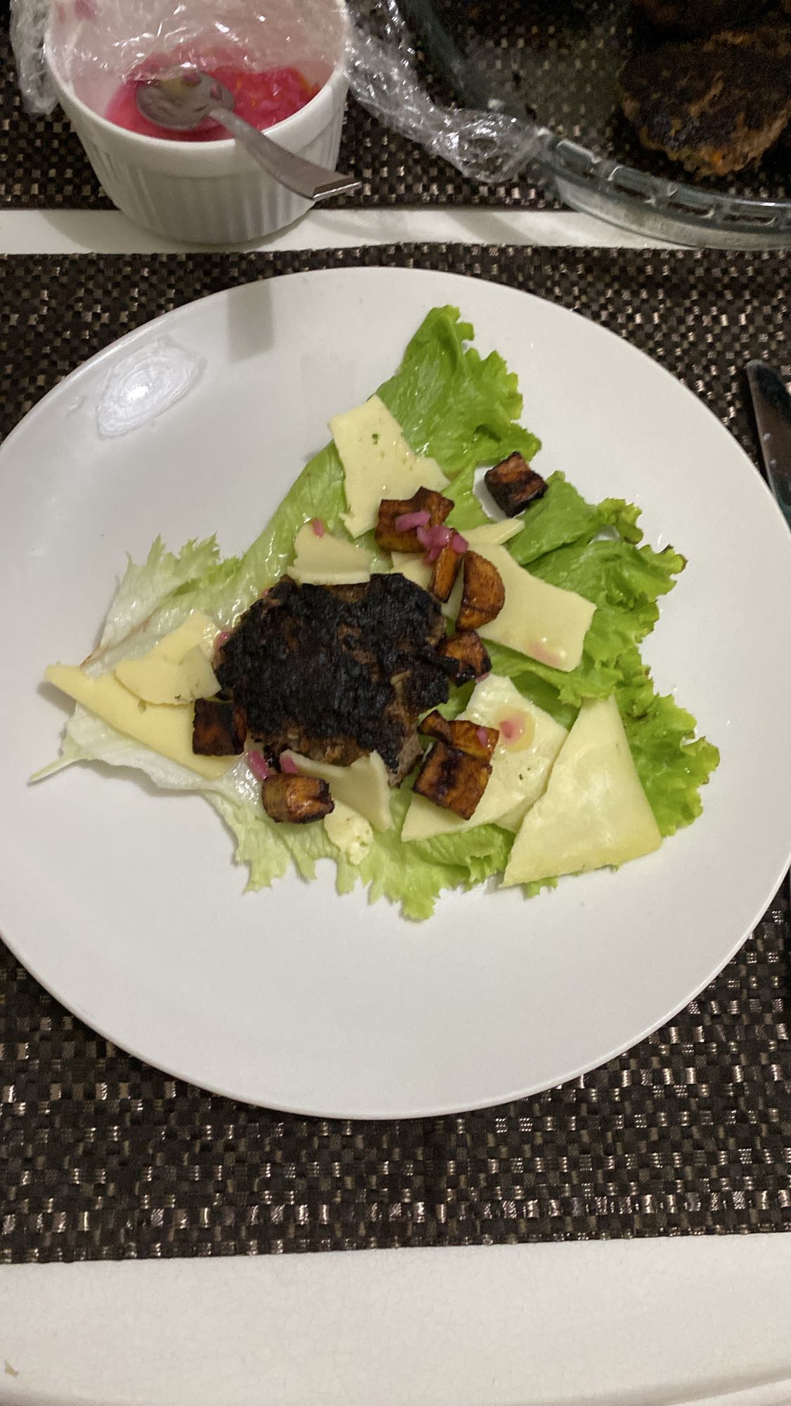 ensalada con carne