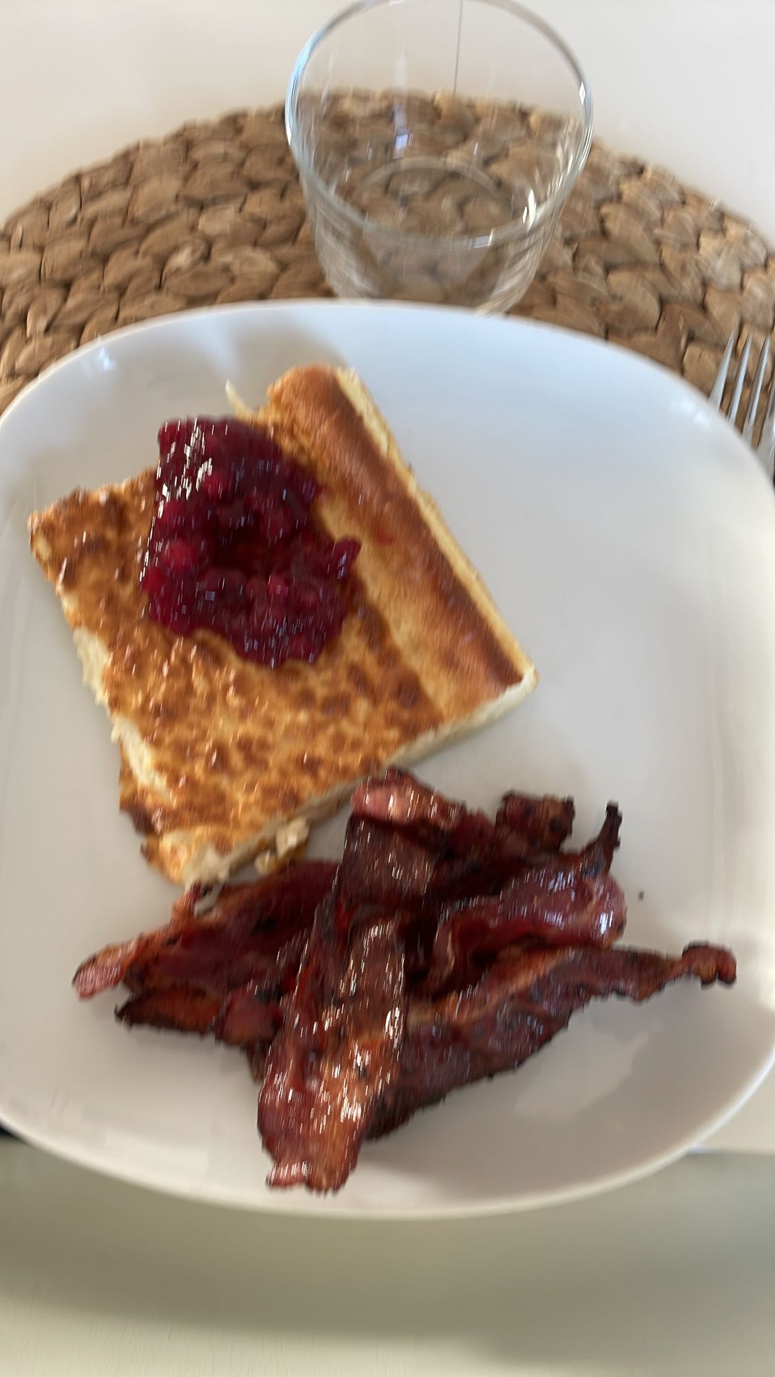 Ostkaka med bacon