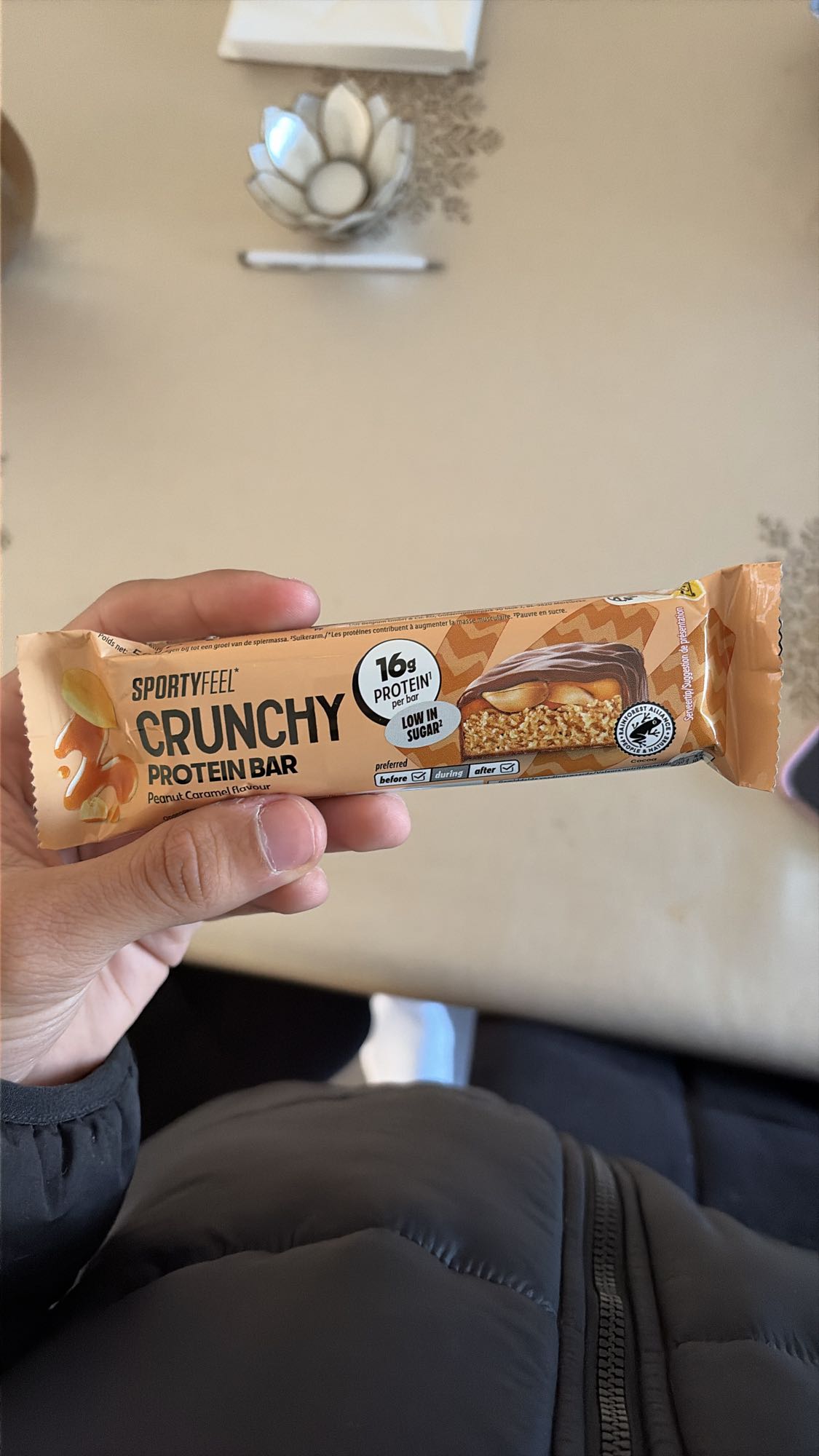 Barre protéinée cacahuète