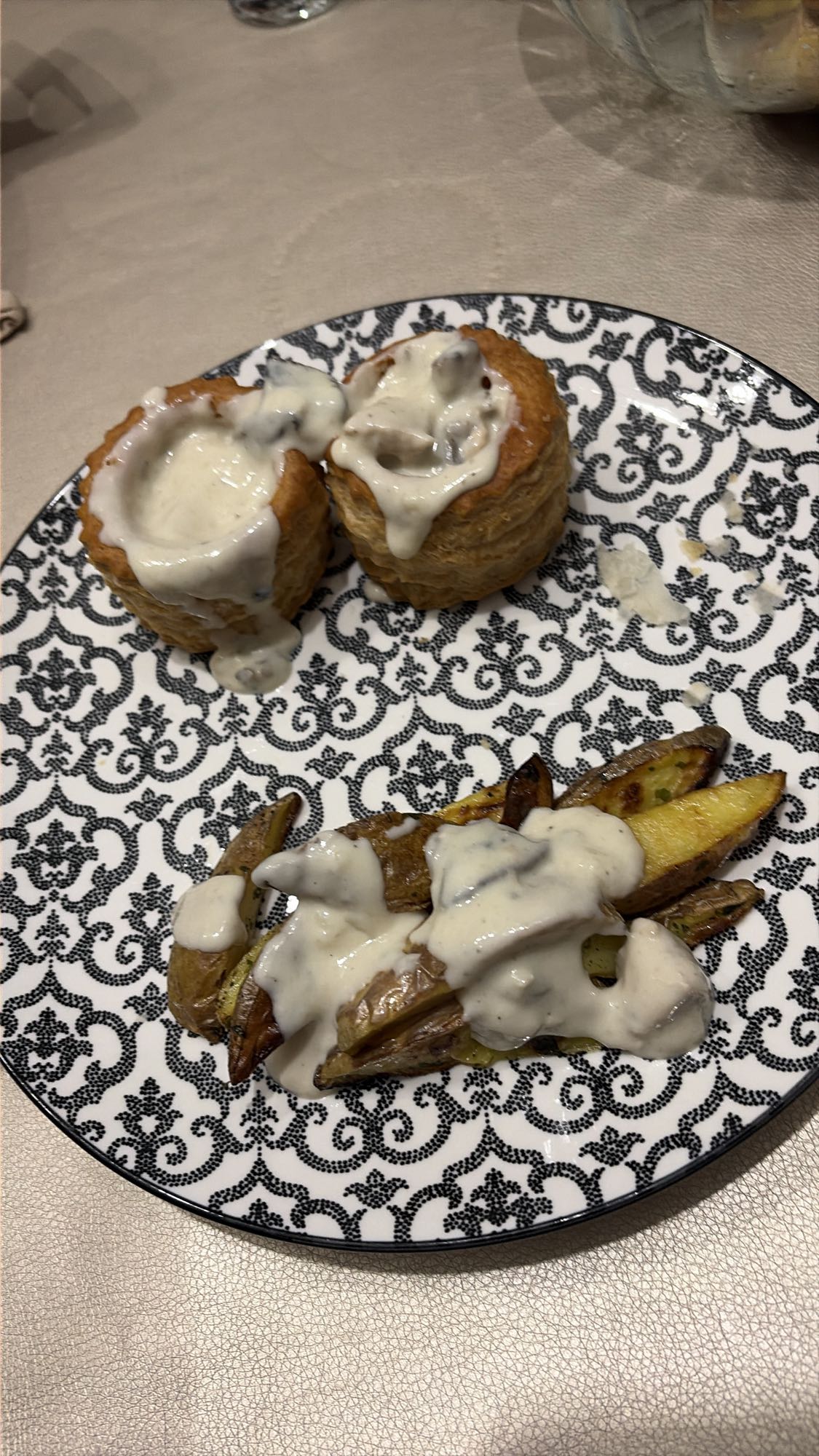Pommes de terre sauce maison
