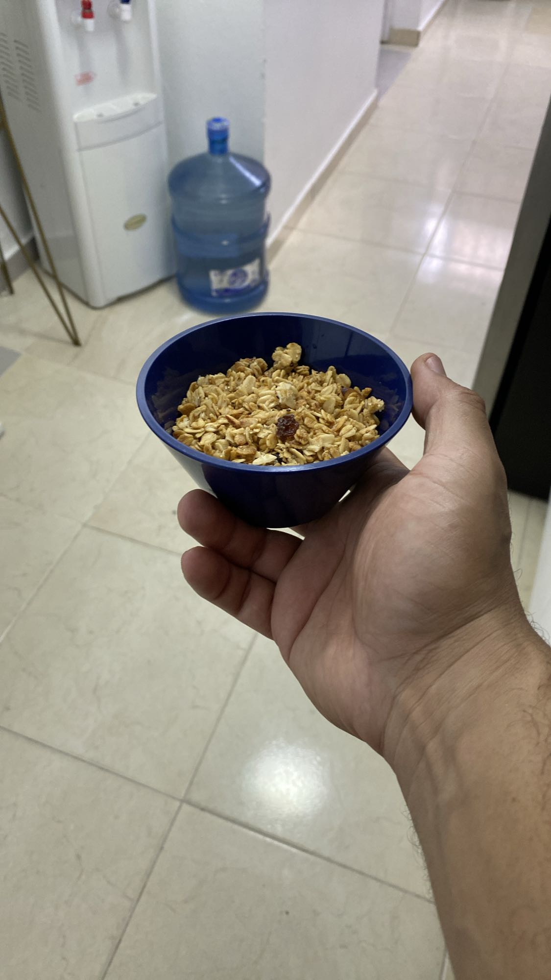 granola en taza
