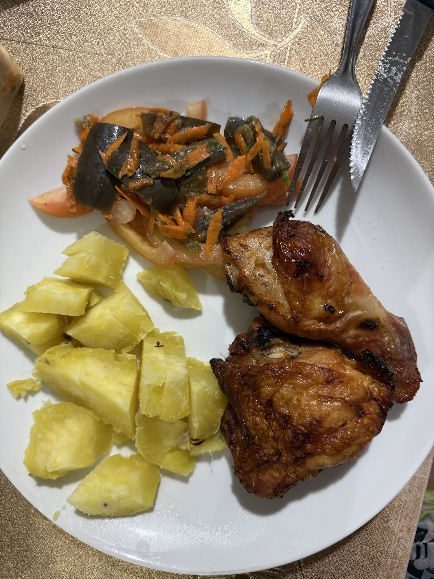Frango com abacaxi
