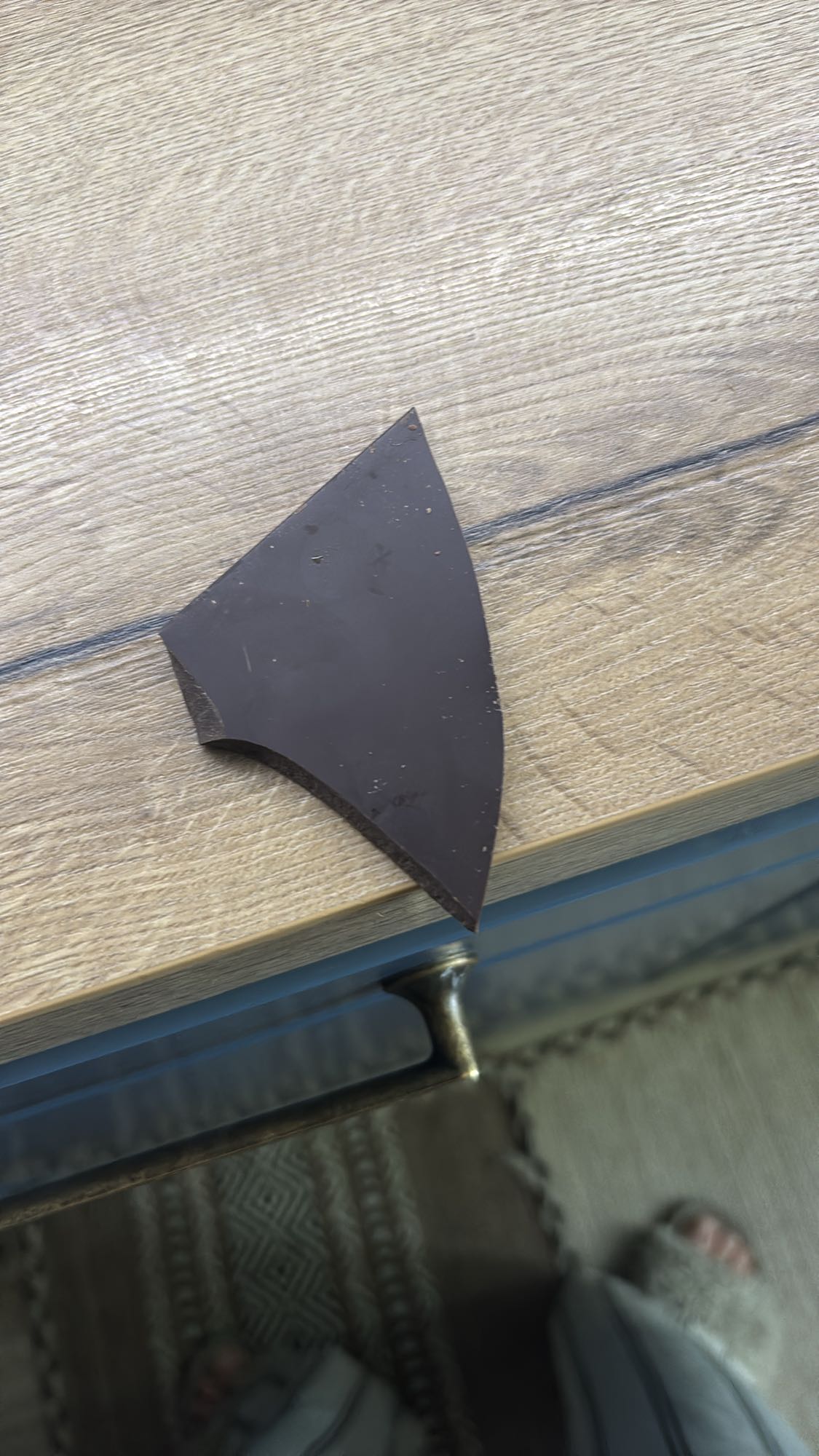 Bucata de ciocolata neagra cu Stevia