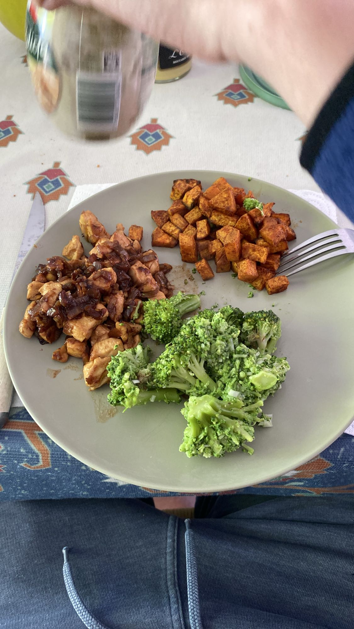 Poulet patate brocoli