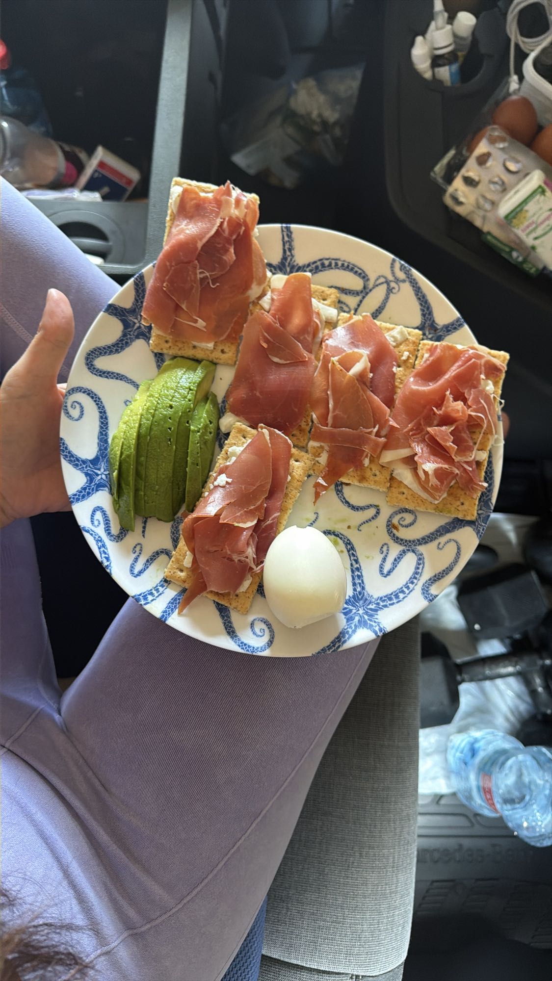 Crackers cu prosciutto