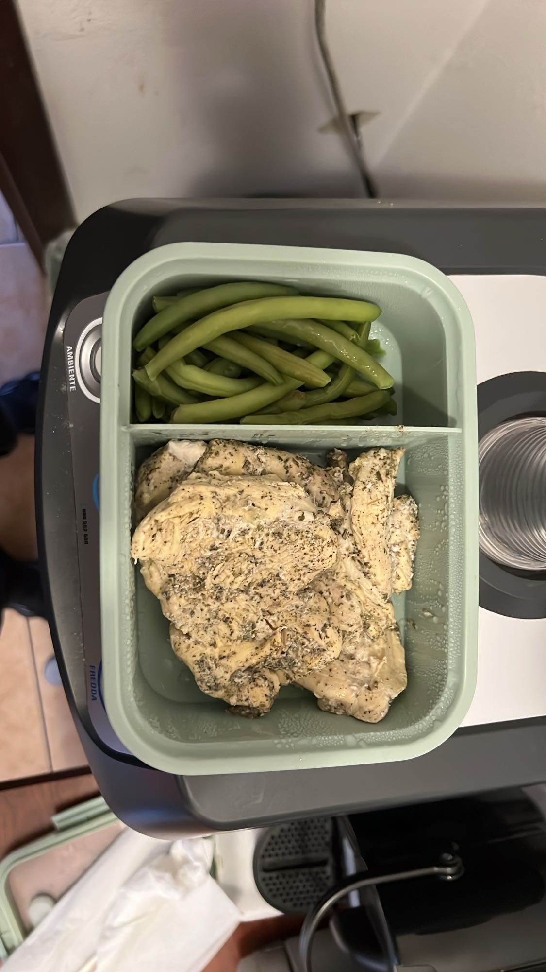 Pollo e fagiolini