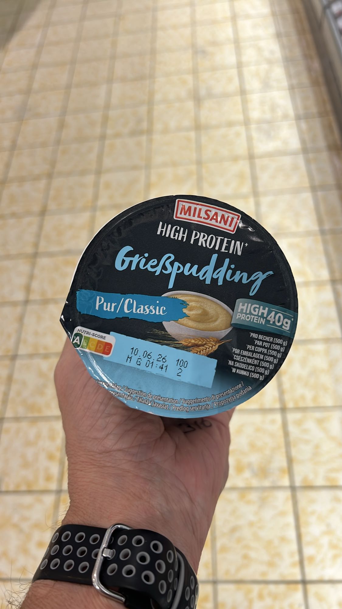 Pudding grysikowy proteinowy