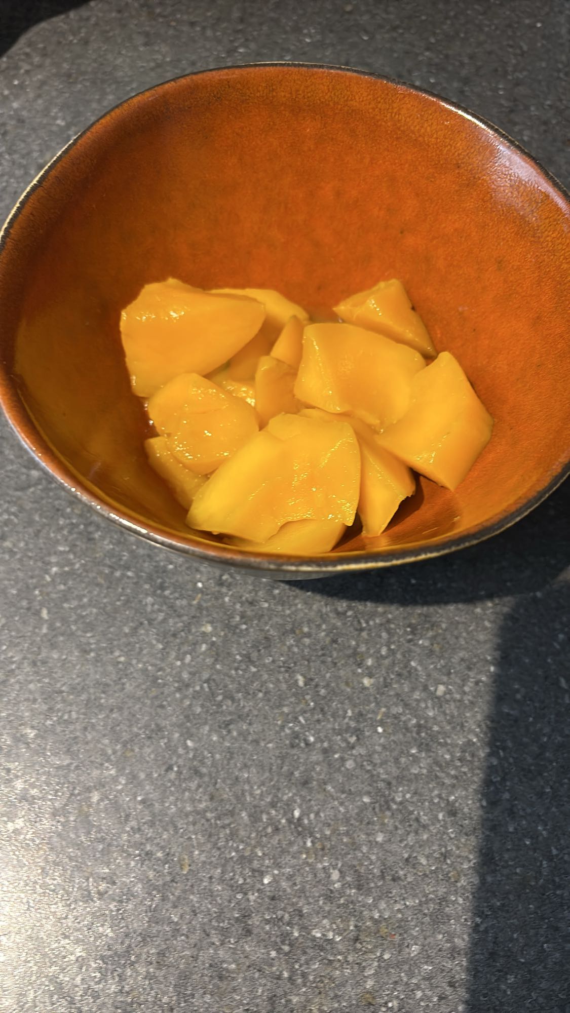 Mangue en morceaux