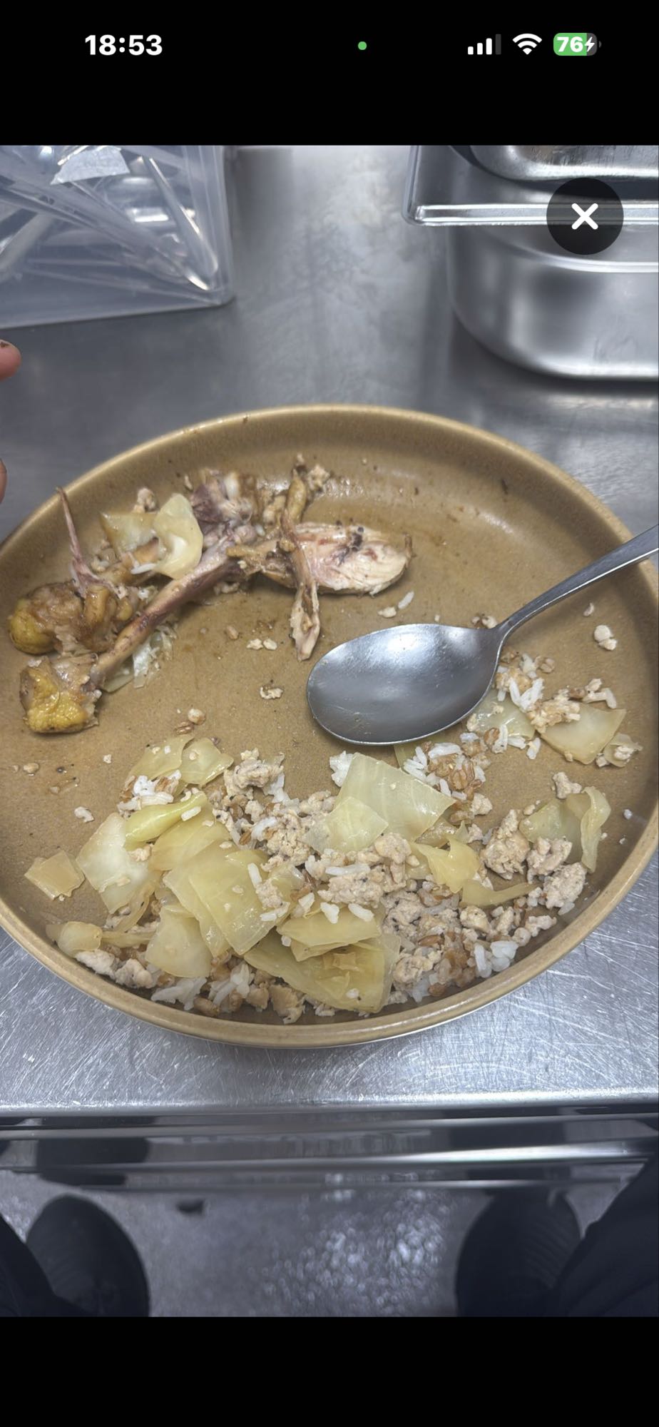 Kyckling med ris och kål