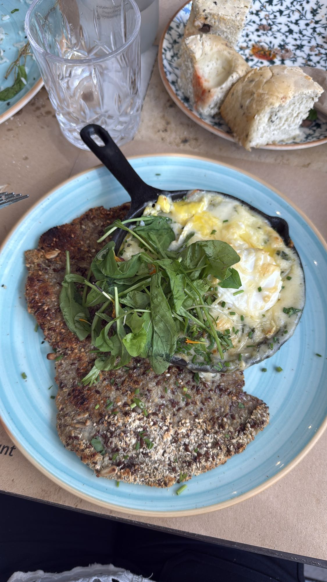 Egg Skillet with Crispbread