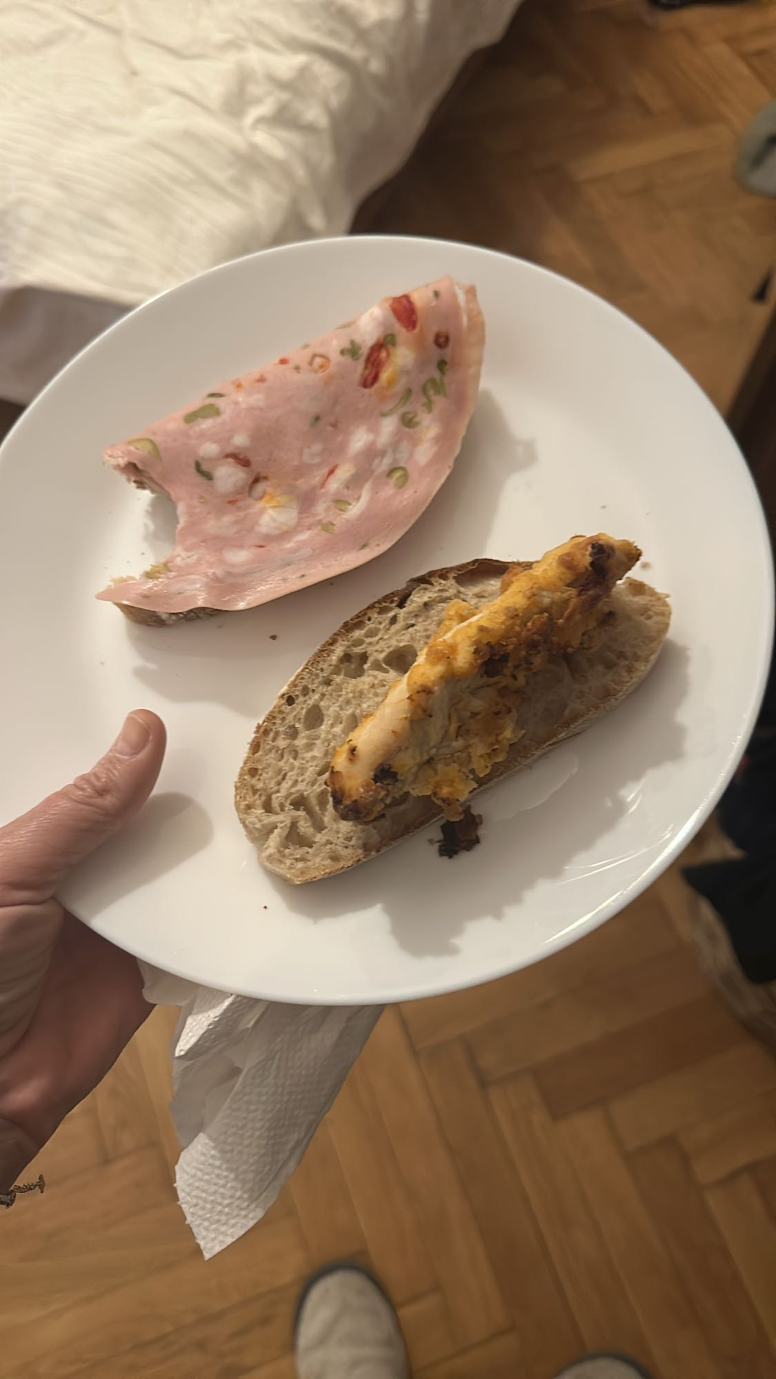 Mortadella Bread Plate