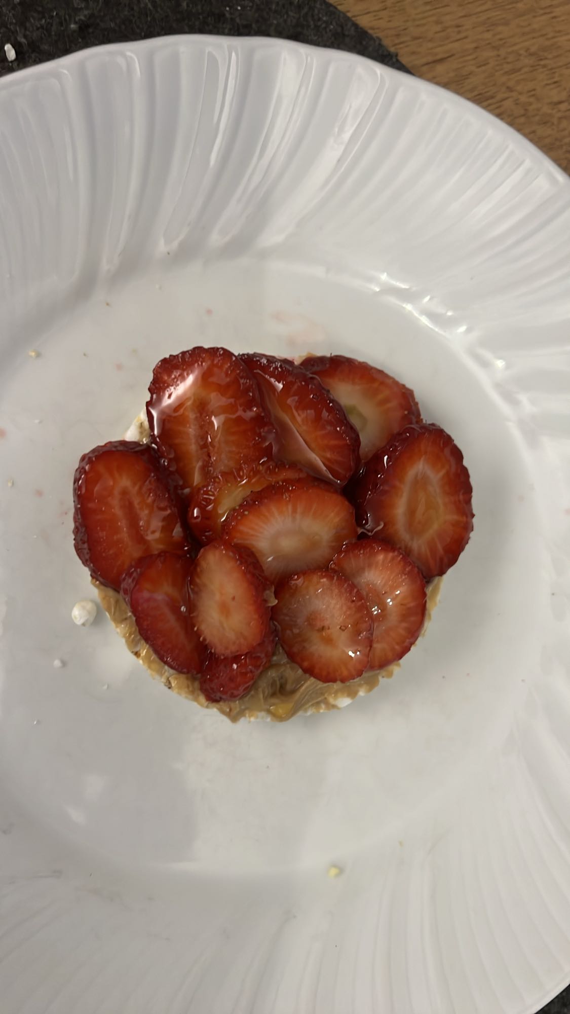 Galletta con fragole
