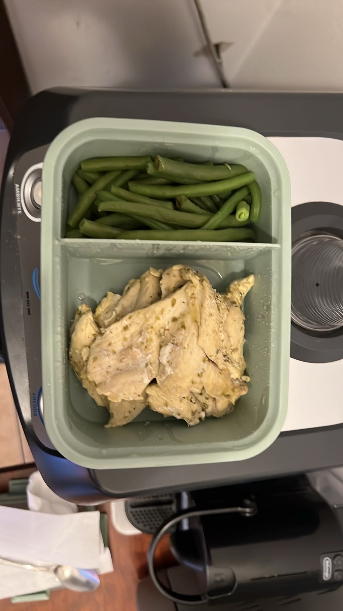 Pollo e fagiolini