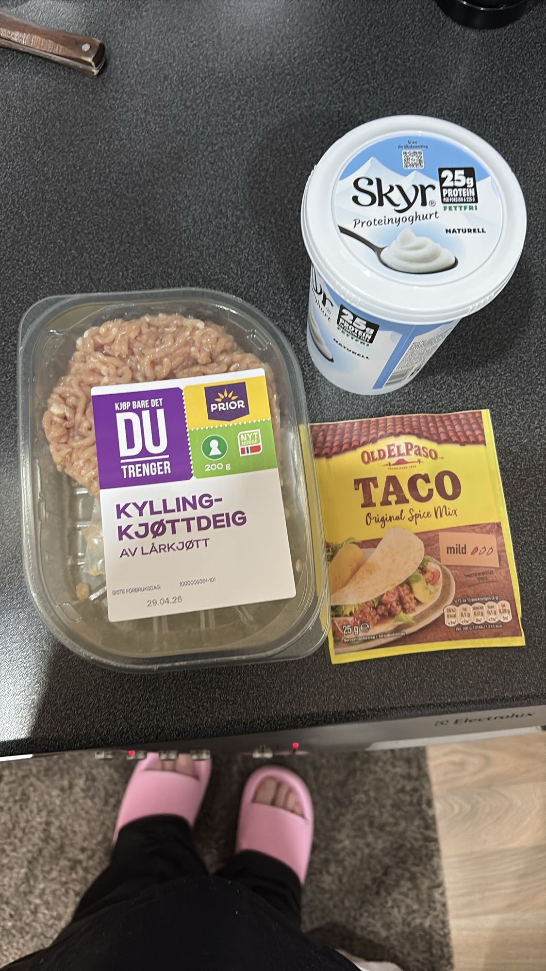 Kyllingtaco med skyr