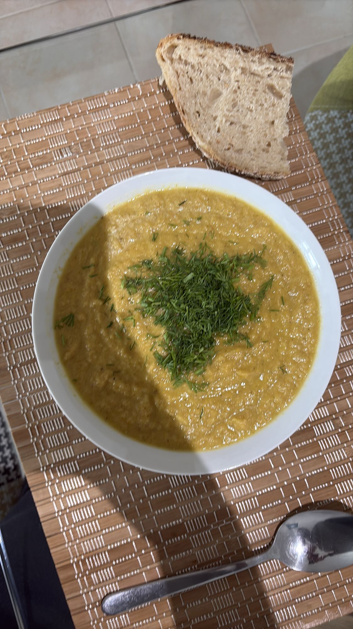 Vegetable Soup Bread