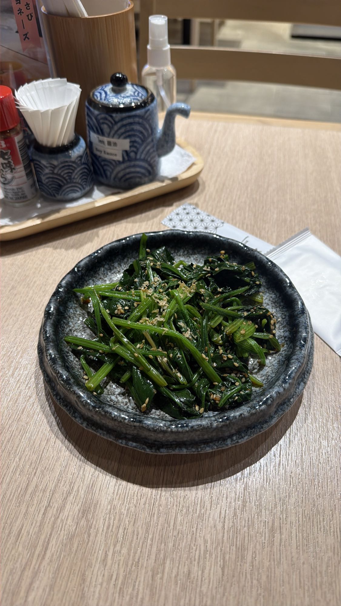 Ohitashi di spinaci