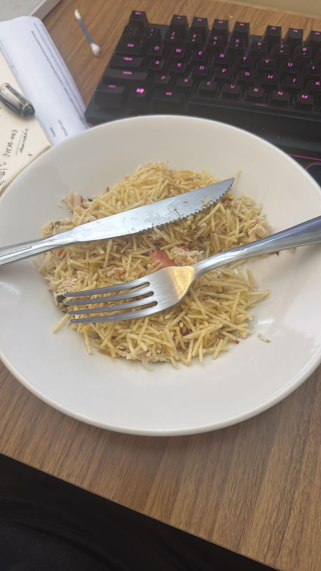 frango com batata palha