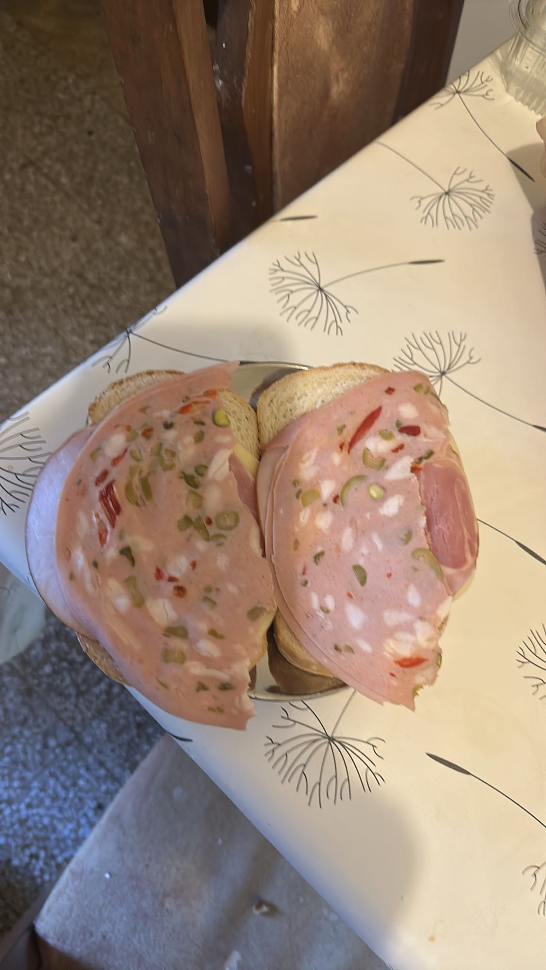 Mortadella Sandwiches