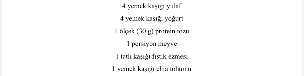 Proteinli yulaf kasesi