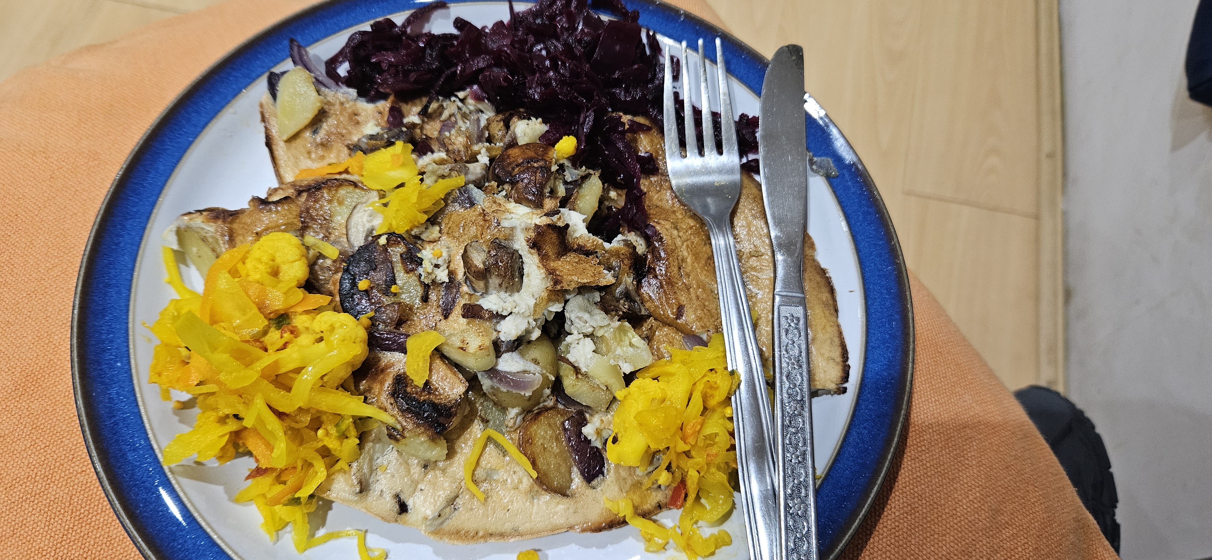 Veggie Omelette Plate