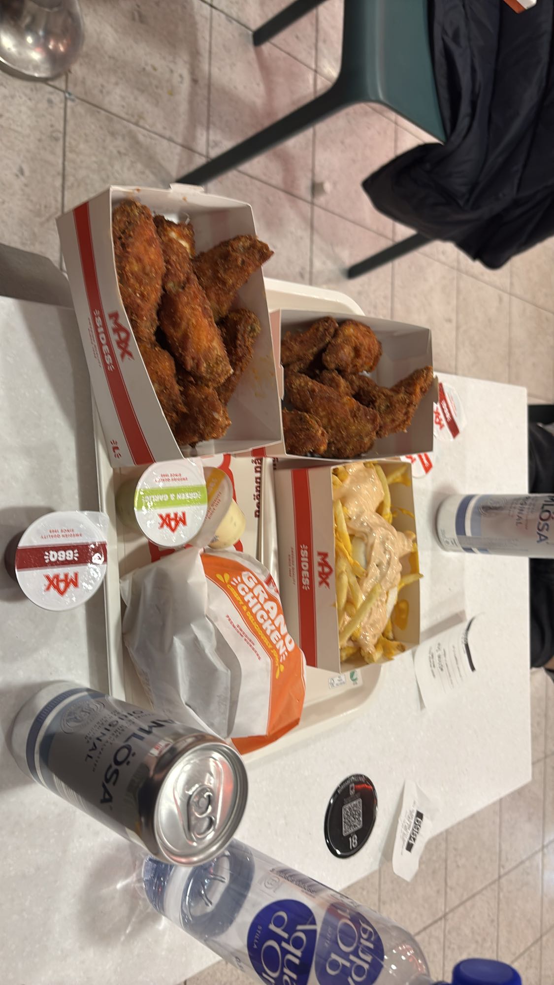 Friterad kycklingmåltid