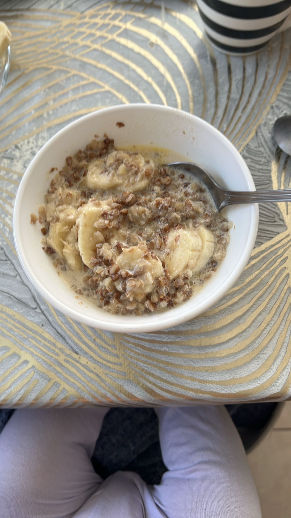 Каша с бананом